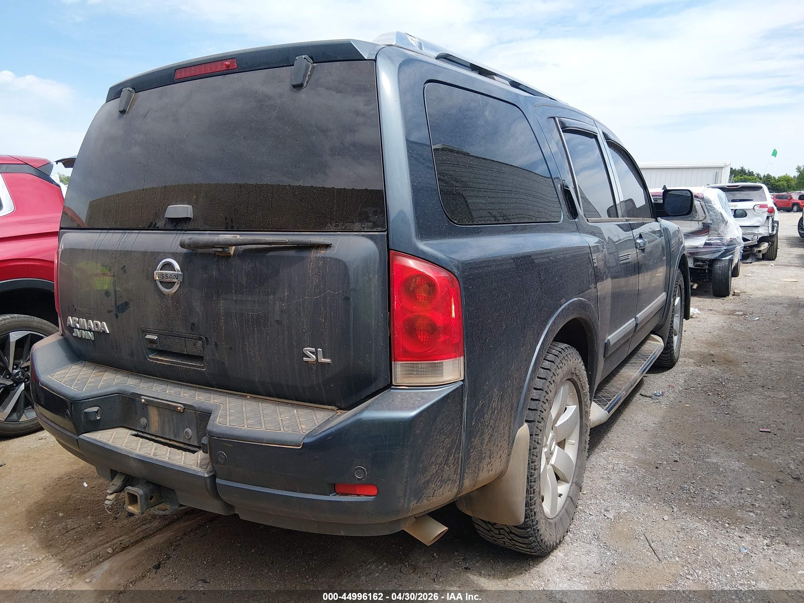 2013 Nissan Armada Sl Blue vin: 5N1AA0NC2DN614847
