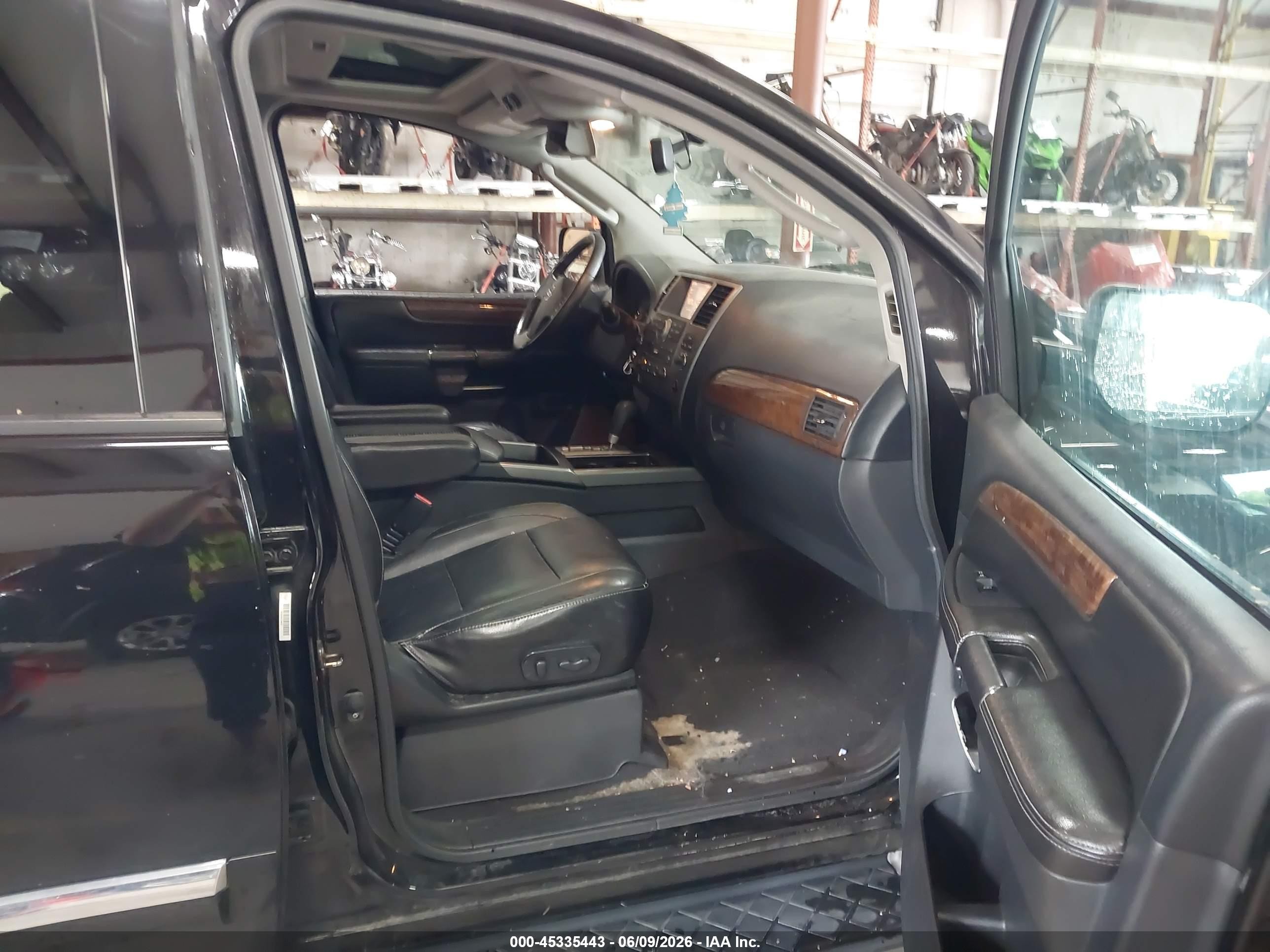 2011 Nissan Armada Sl Black vin: 5N1AA0NC3BN610397