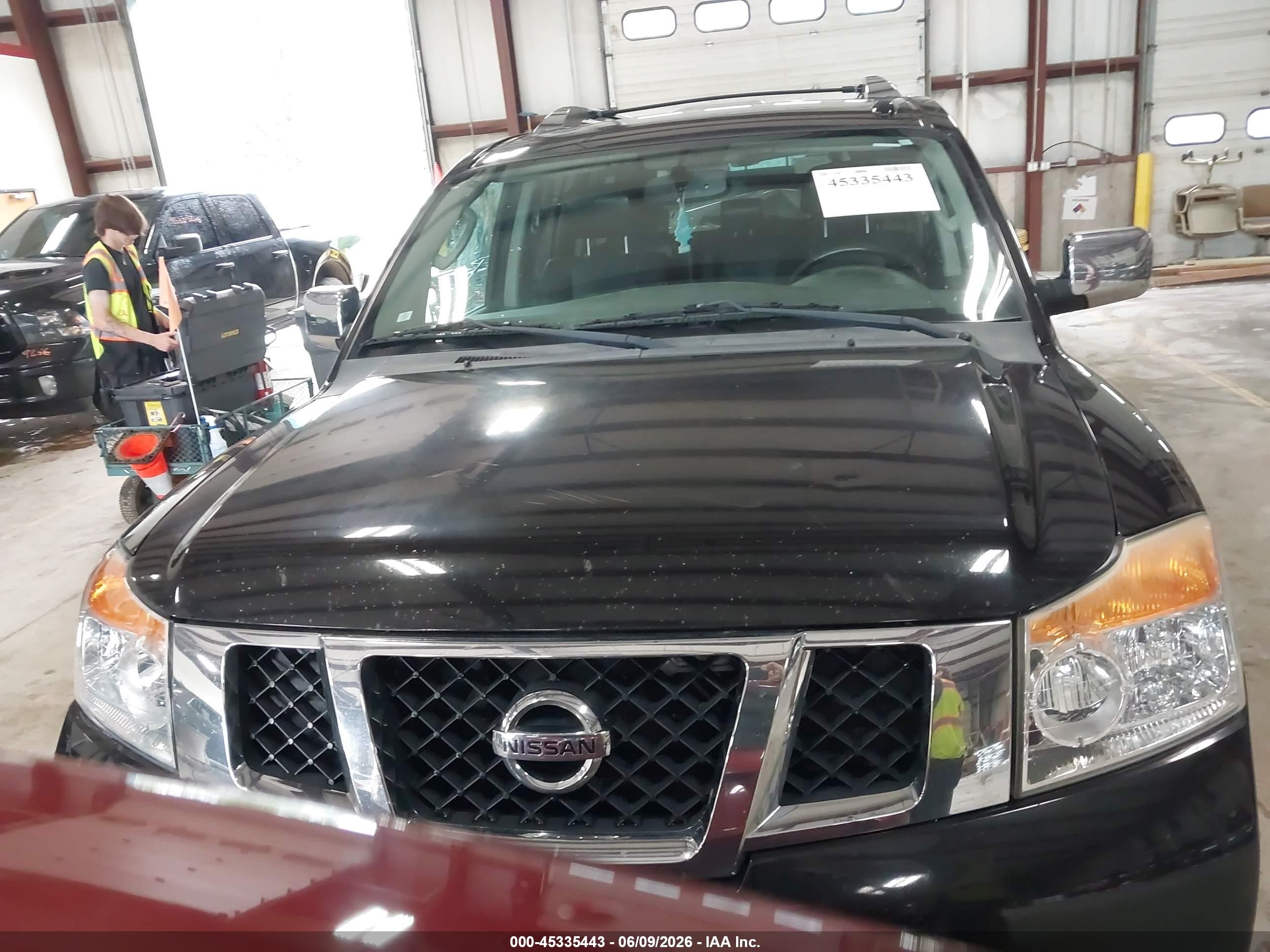 2011 Nissan Armada Sl Black vin: 5N1AA0NC3BN610397