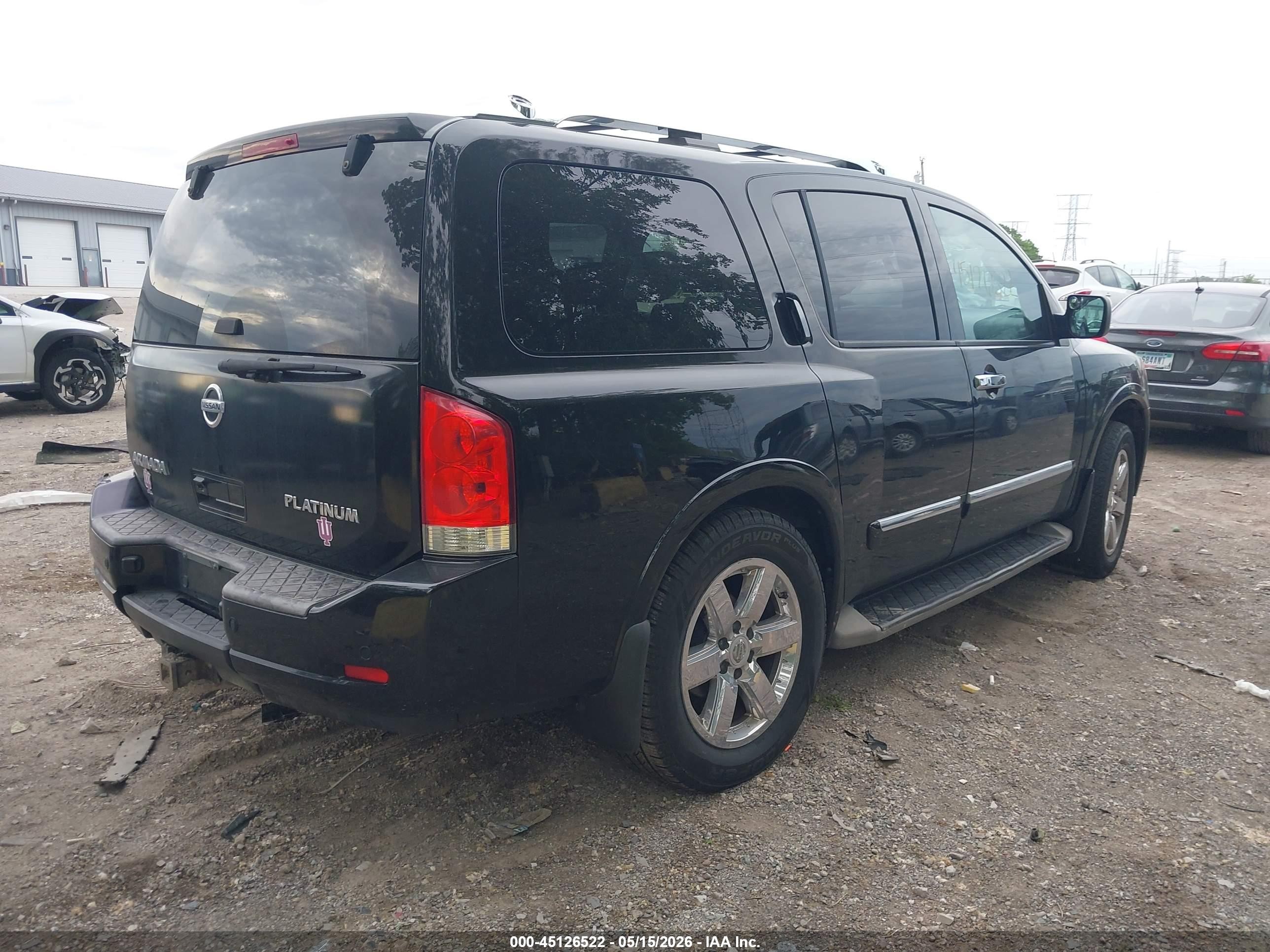 2011 Nissan Armada Platinum Black vin: 5N1AA0NC3BN612120