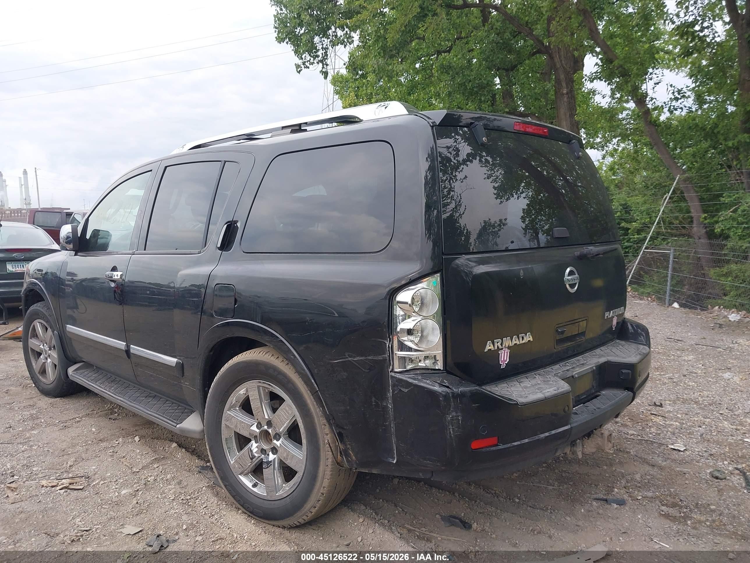2011 Nissan Armada Platinum Black vin: 5N1AA0NC3BN612120
