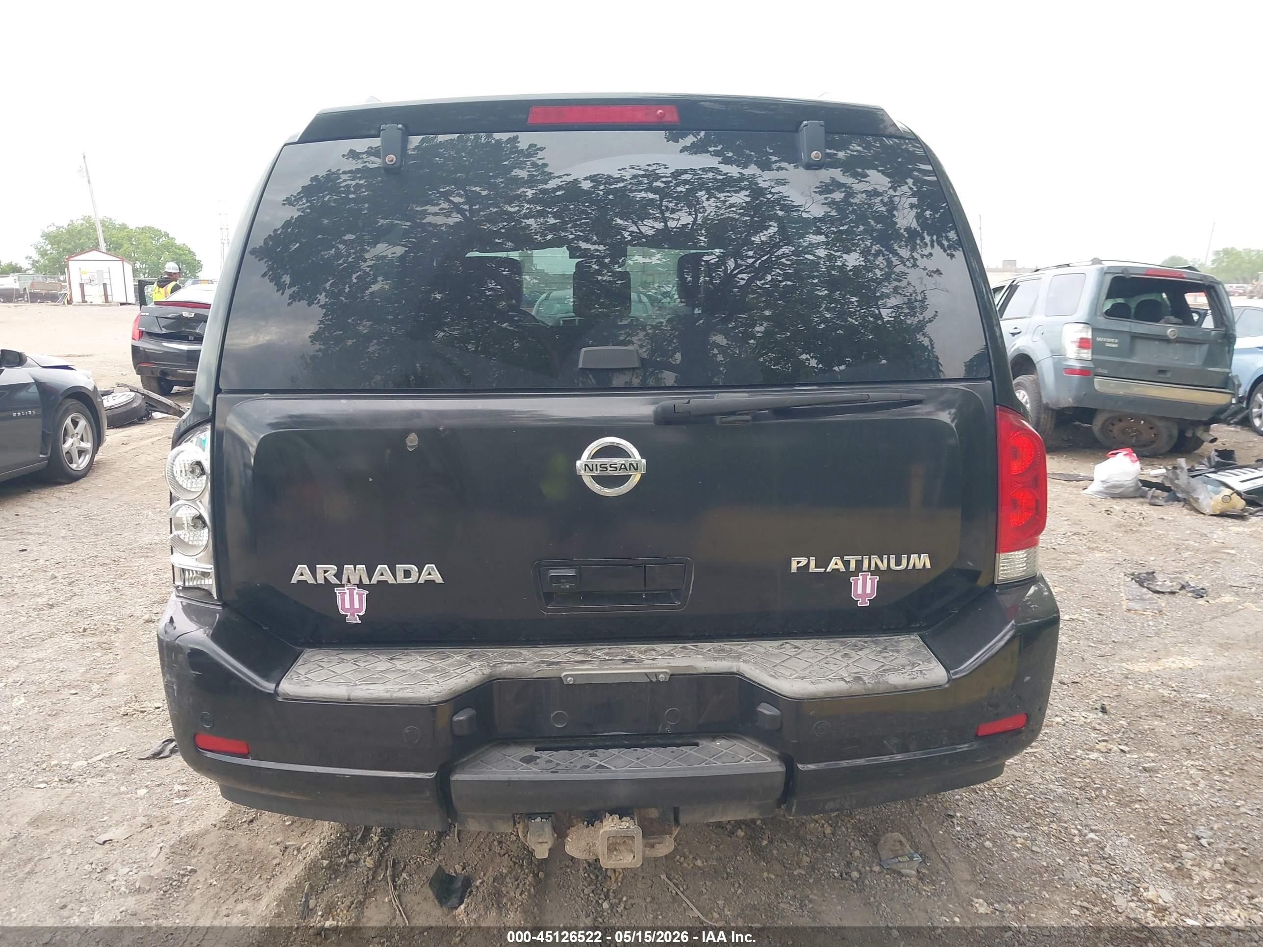 2011 Nissan Armada Platinum Black vin: 5N1AA0NC3BN612120