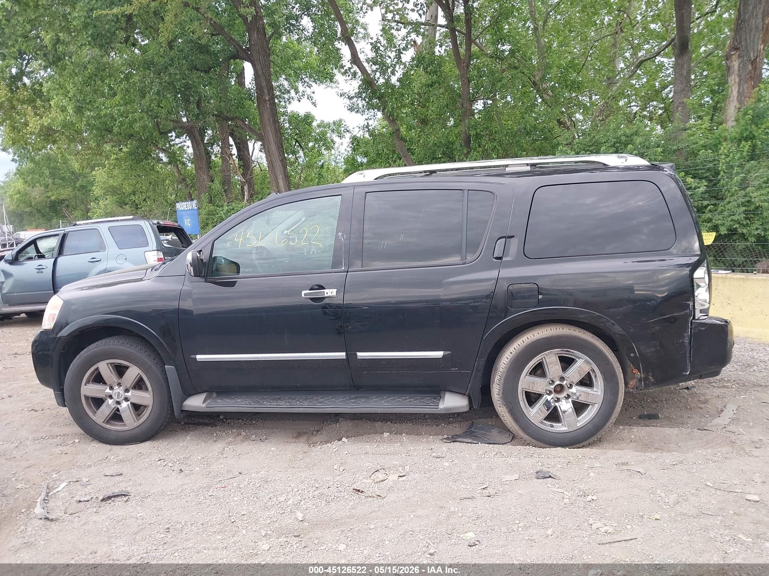 2011 Nissan Armada Platinum Black vin: 5N1AA0NC3BN612120