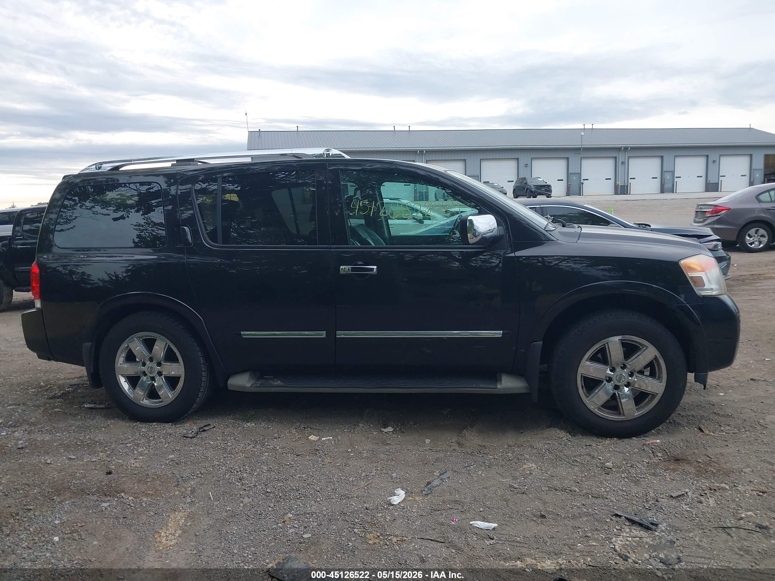 2011 Nissan Armada Platinum Black vin: 5N1AA0NC3BN612120