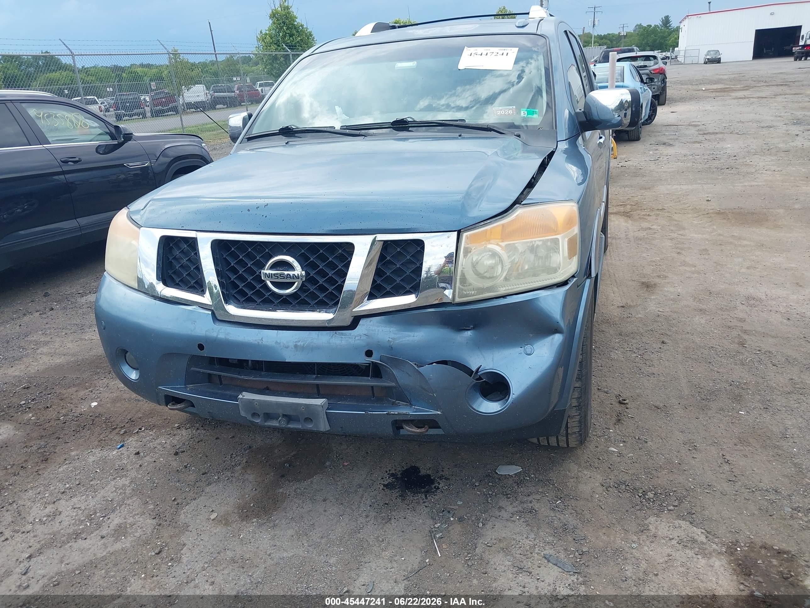 2011 Nissan Armada Platinum Blue vin: 5N1AA0NC3BN622792