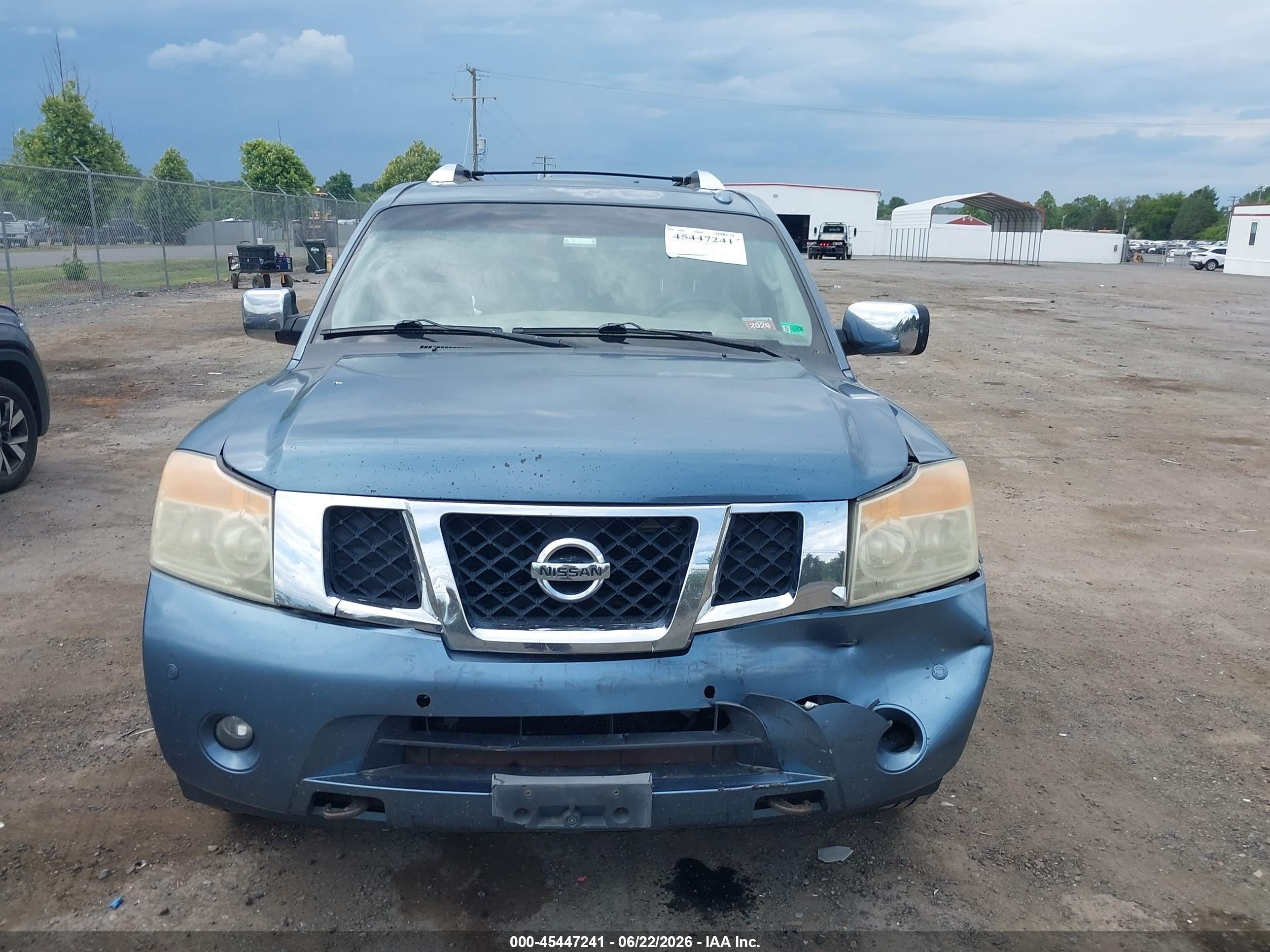 2011 Nissan Armada Platinum Blue vin: 5N1AA0NC3BN622792
