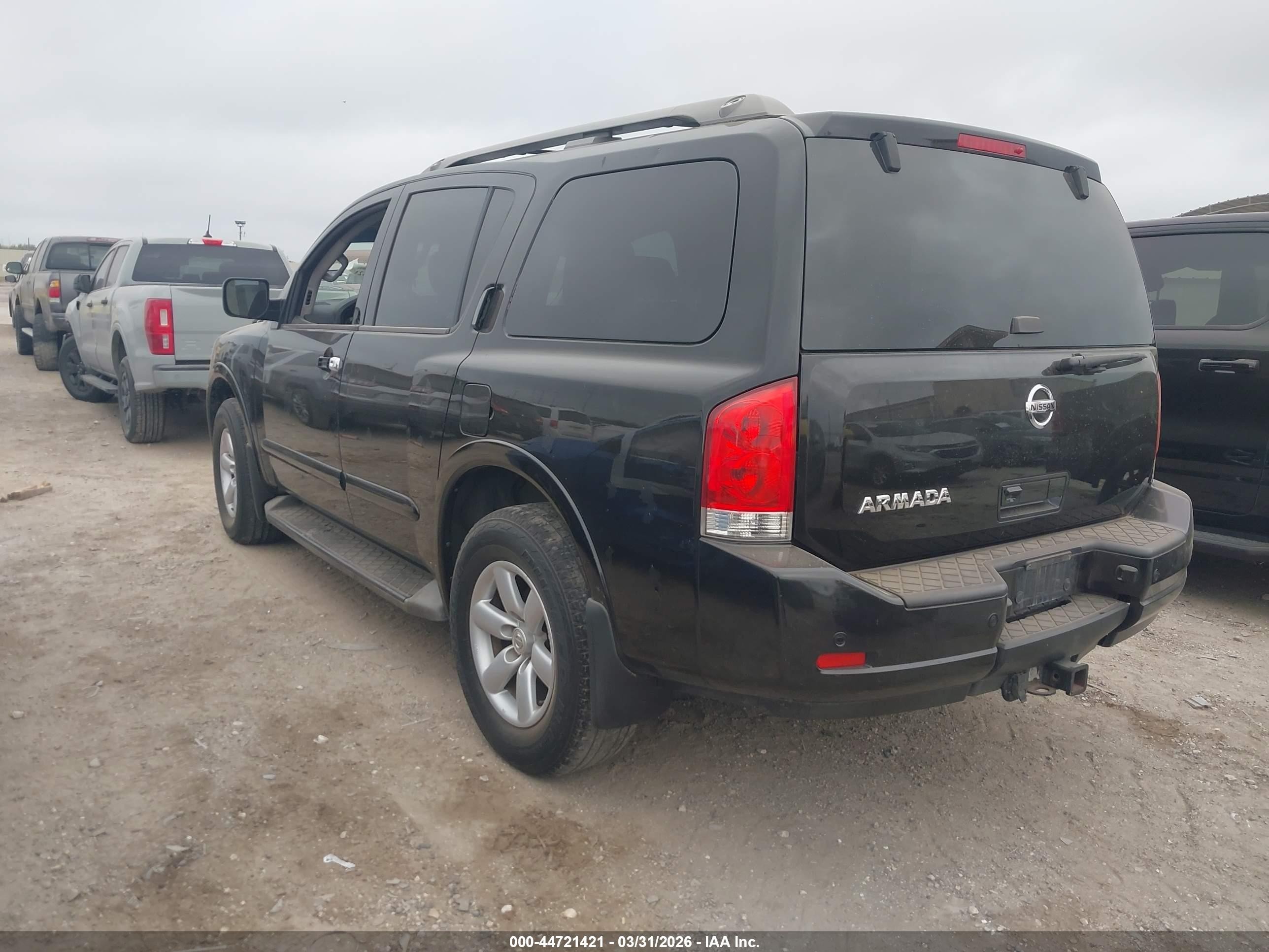 2013 Nissan Armada Sv Черный vin: 5N1AA0NC3DN604442