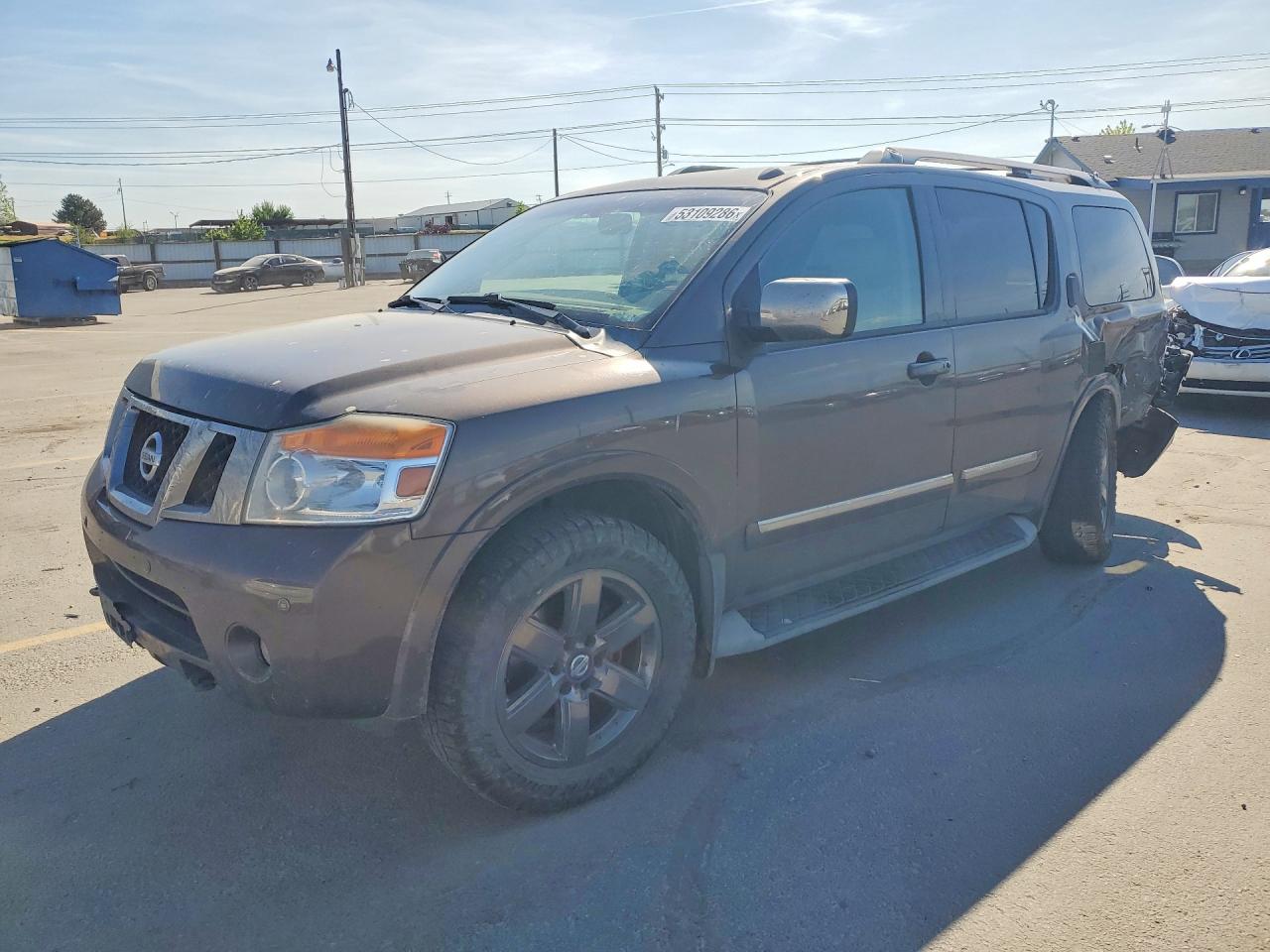 2014 Nissan Armada Platinum Charcoal vin: 5N1AA0NC3EN613188