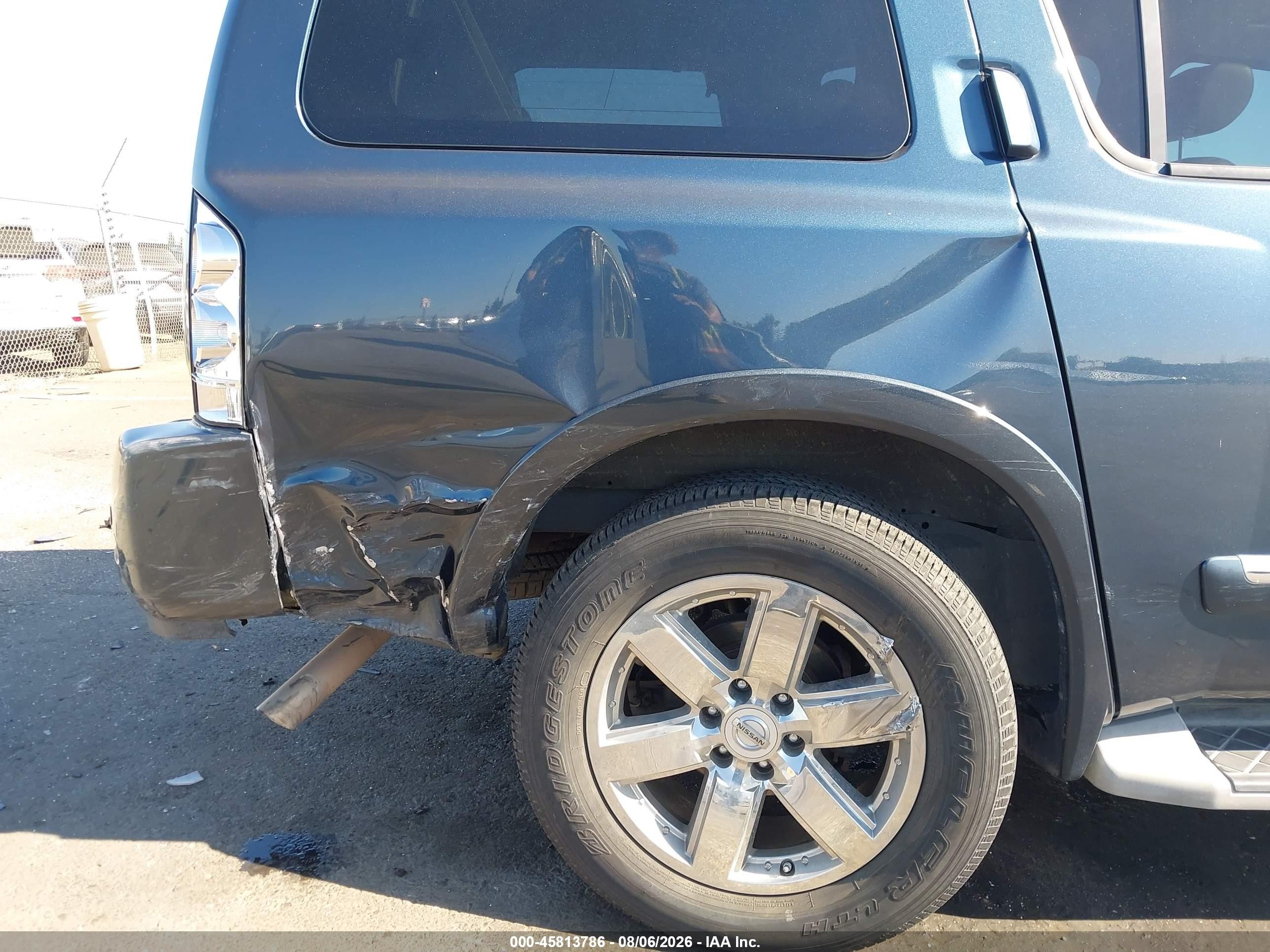 2013 Nissan Armada Platinum Синий vin: 5N1AA0NC4DN605955
