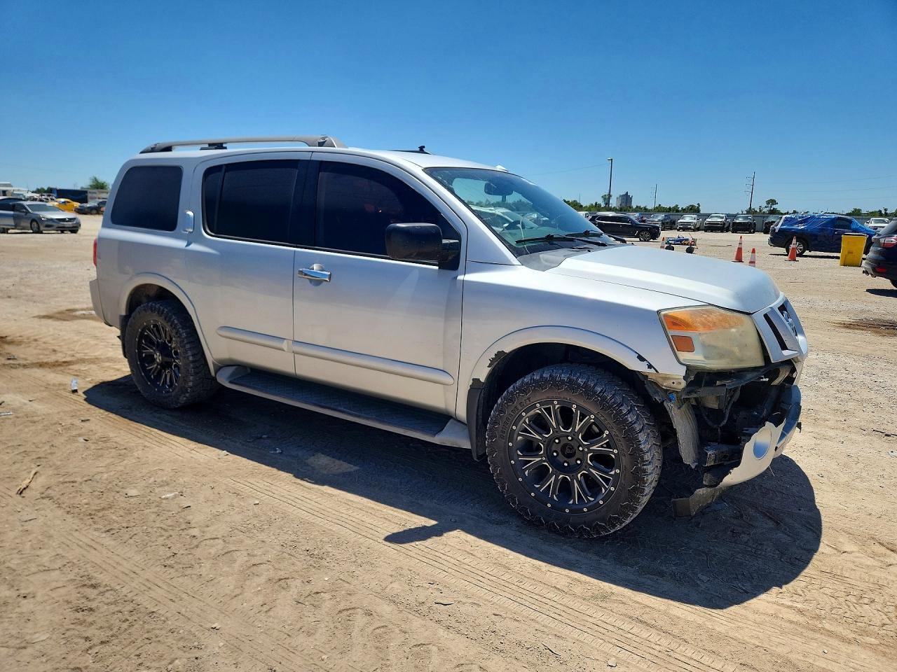 2013 Nissan Armada Sv Silver vin: 5N1AA0NC5DN610601