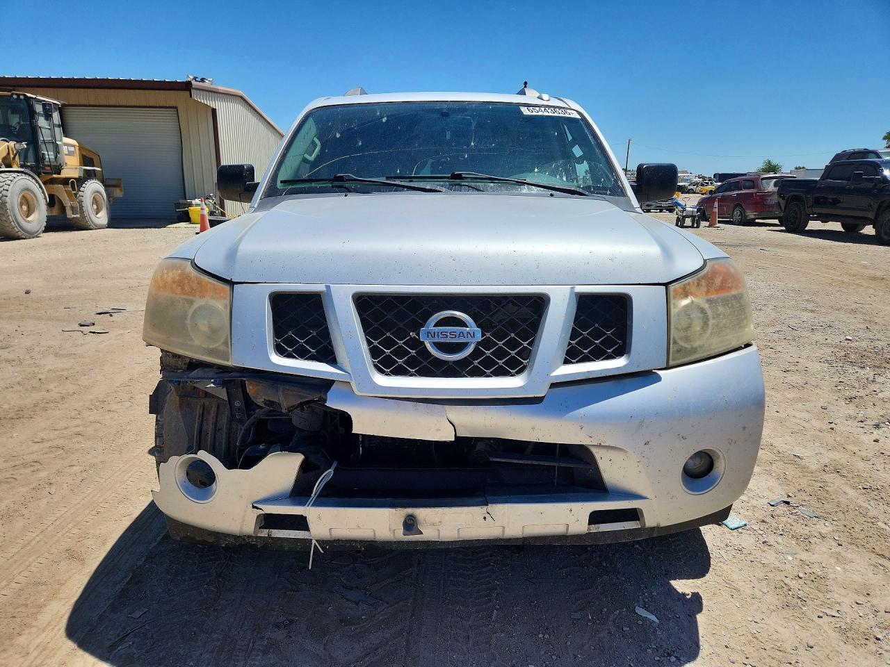 2013 Nissan Armada Sv Silver vin: 5N1AA0NC5DN610601