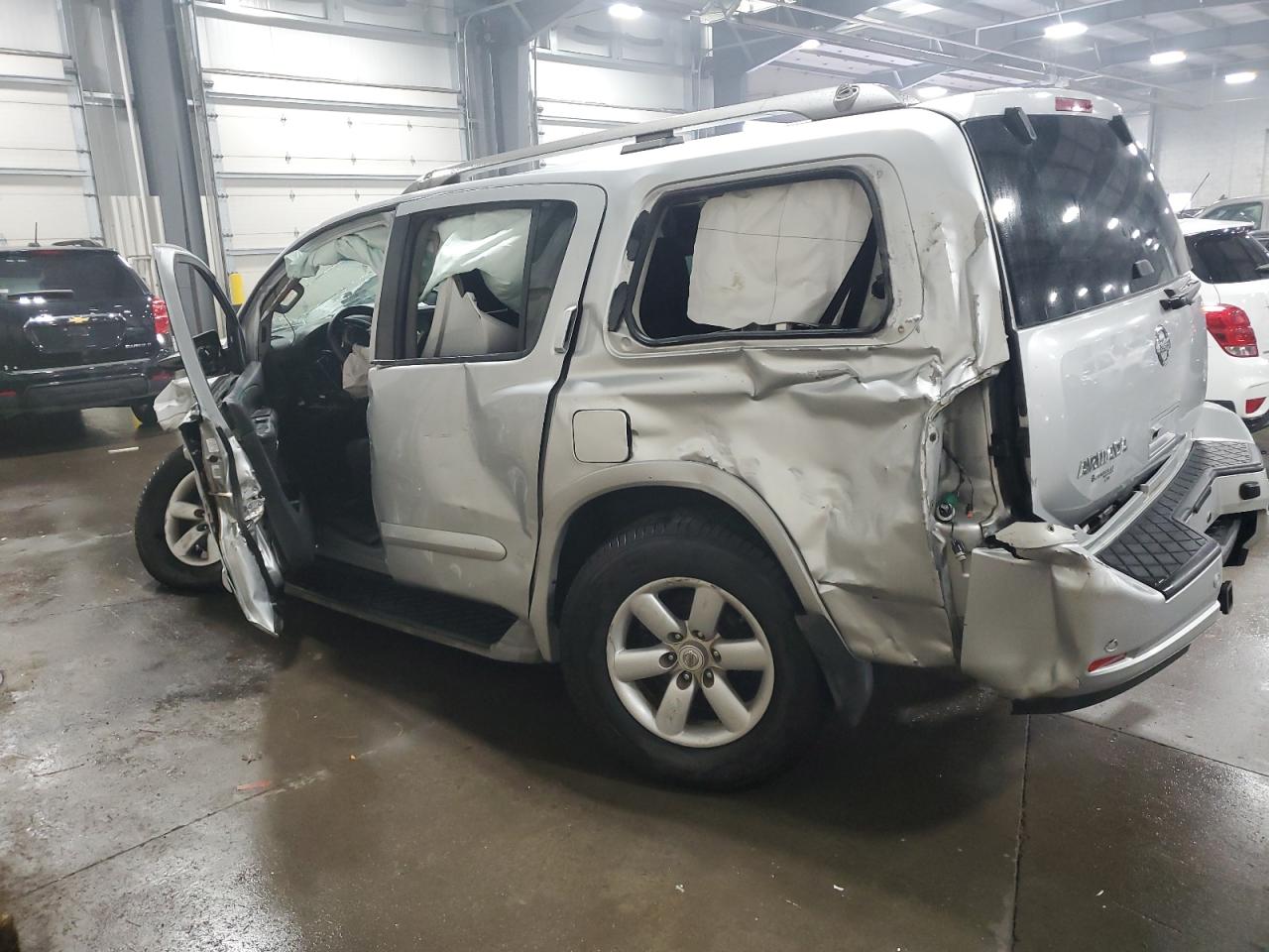 2013 Nissan Armada Sv Серебряный vin: 5N1AA0NC6DN609263