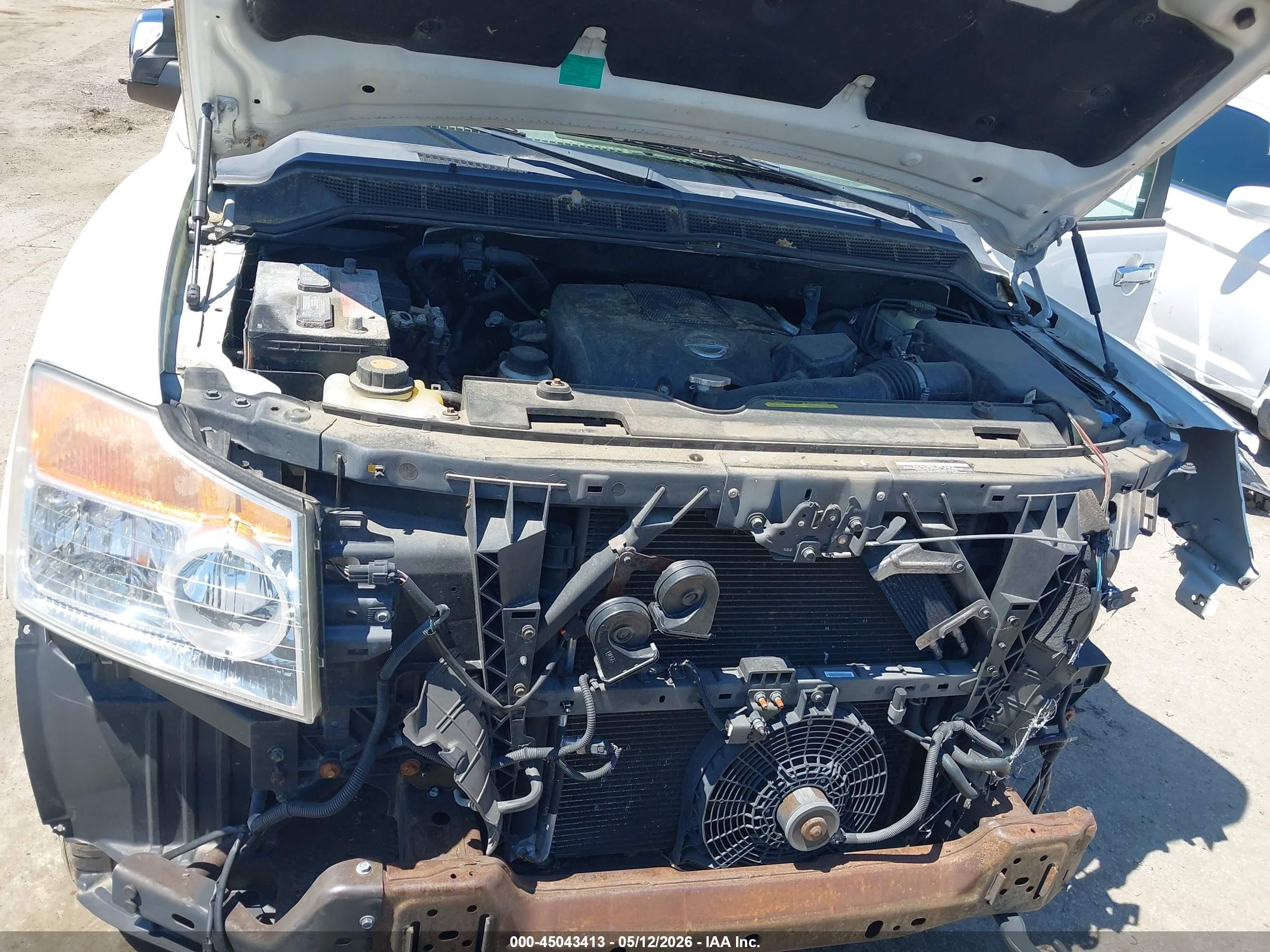 2015 Nissan Armada Platinum White vin: 5N1AA0NC6FN620363