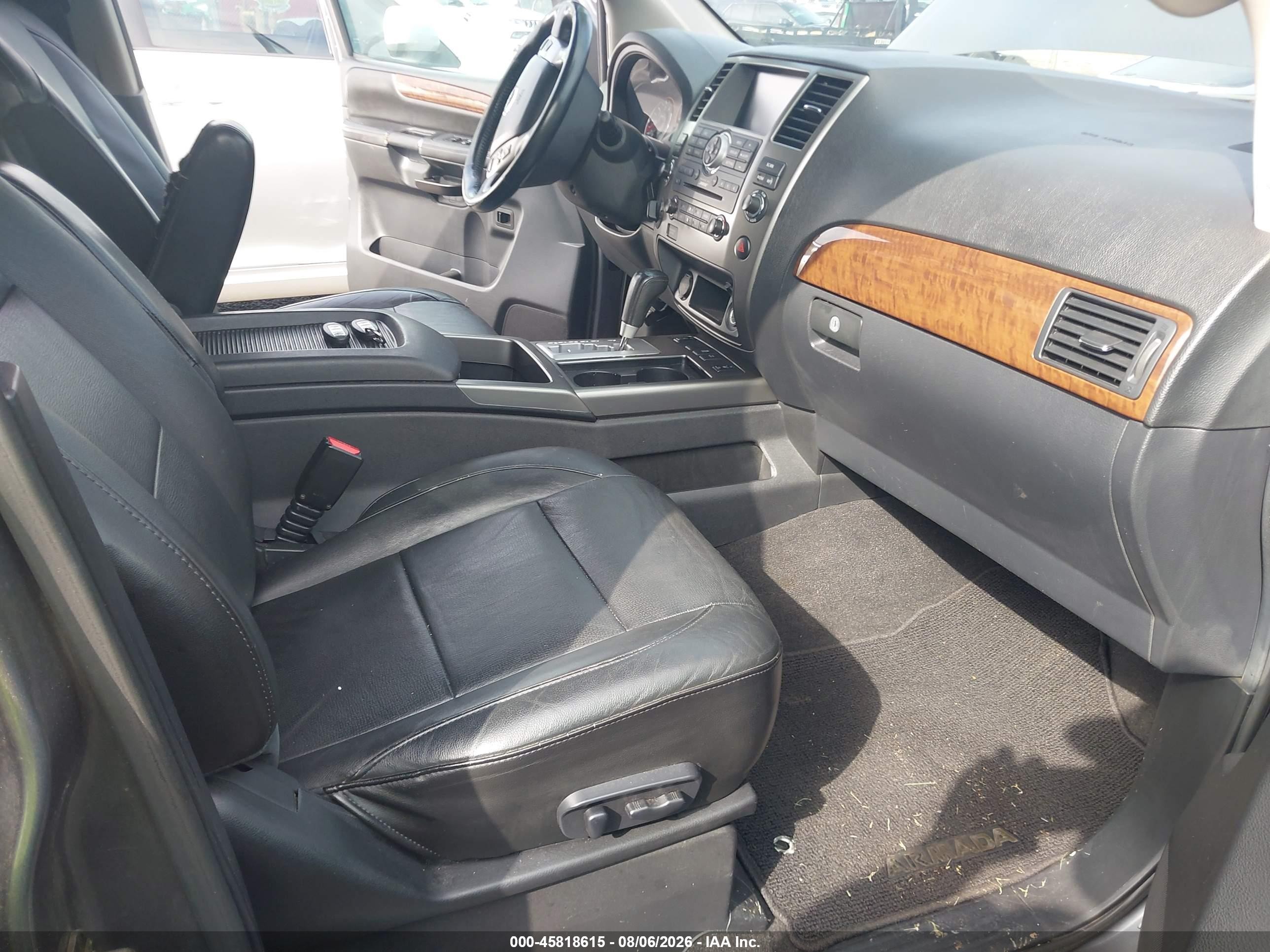 2013 Nissan Armada Sl Gray vin: 5N1AA0NC7DN606467