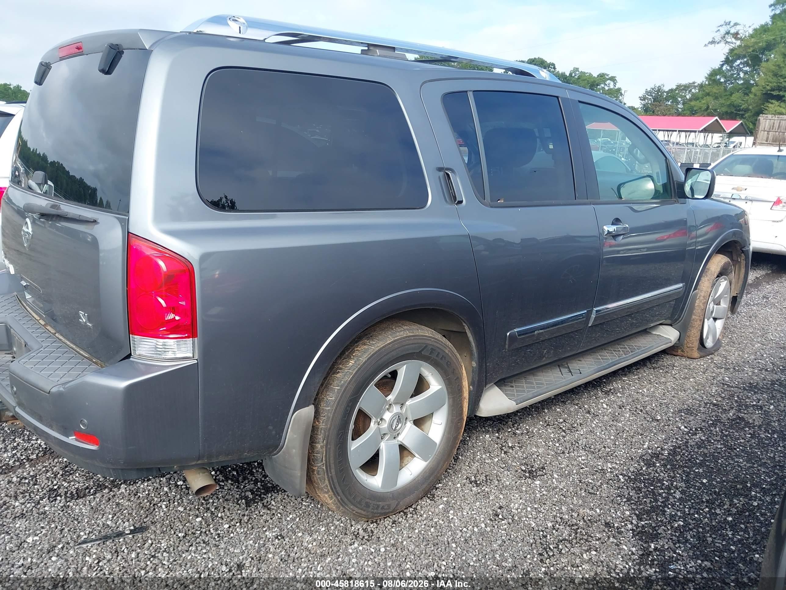 2013 Nissan Armada Sl Gray vin: 5N1AA0NC7DN606467