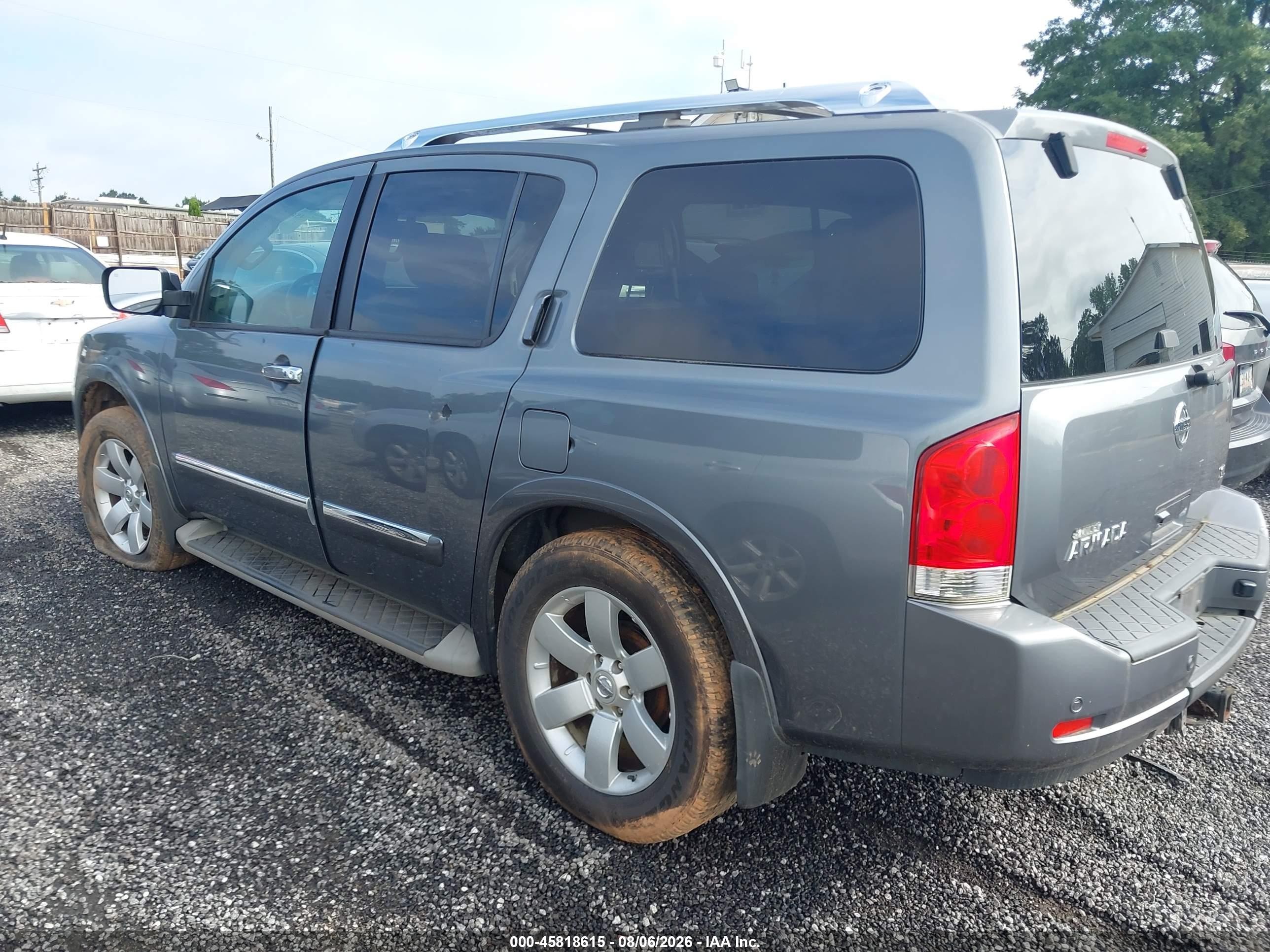 2013 Nissan Armada Sl Gray vin: 5N1AA0NC7DN606467