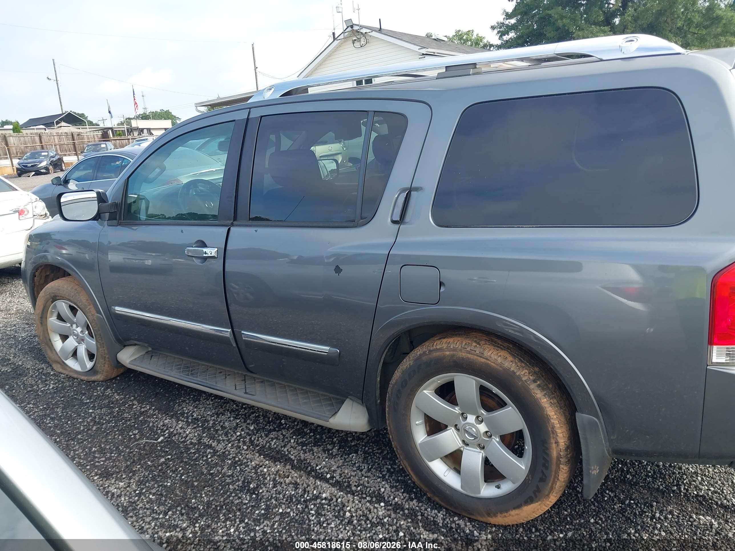 2013 Nissan Armada Sl Gray vin: 5N1AA0NC7DN606467