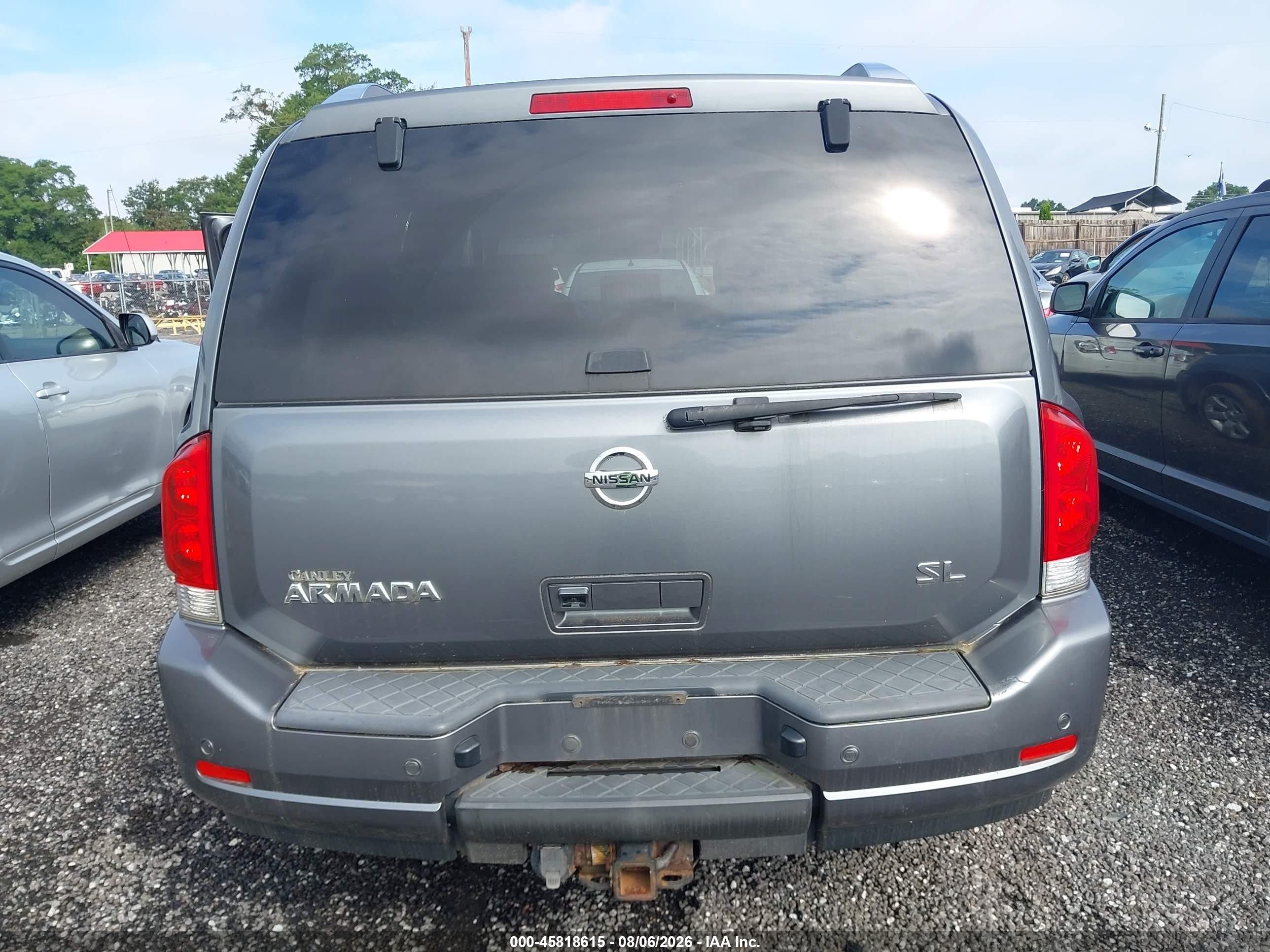 2013 Nissan Armada Sl Gray vin: 5N1AA0NC7DN606467