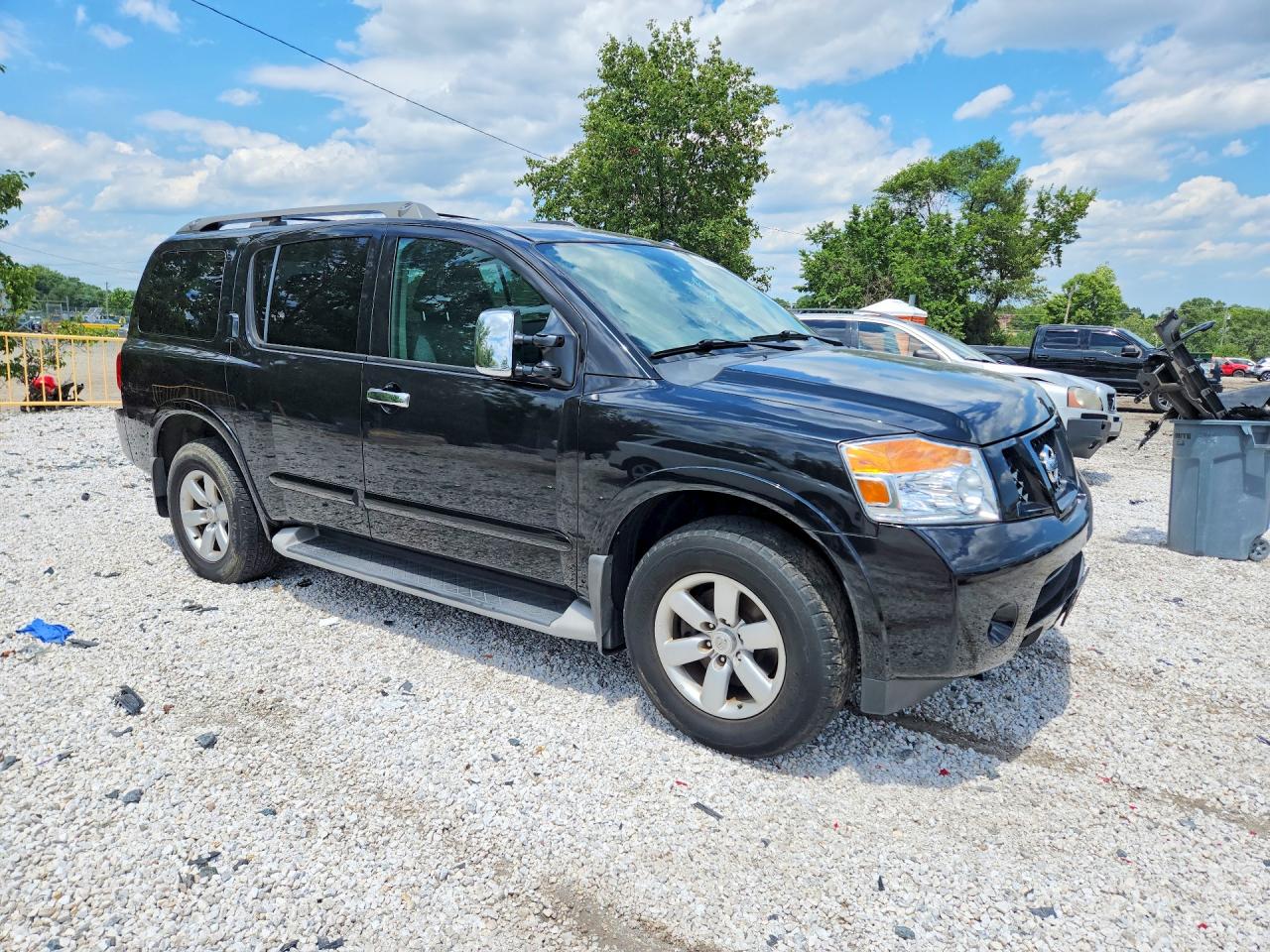 2013 Nissan Armada Sv Черный vin: 5N1AA0NC7DN614164