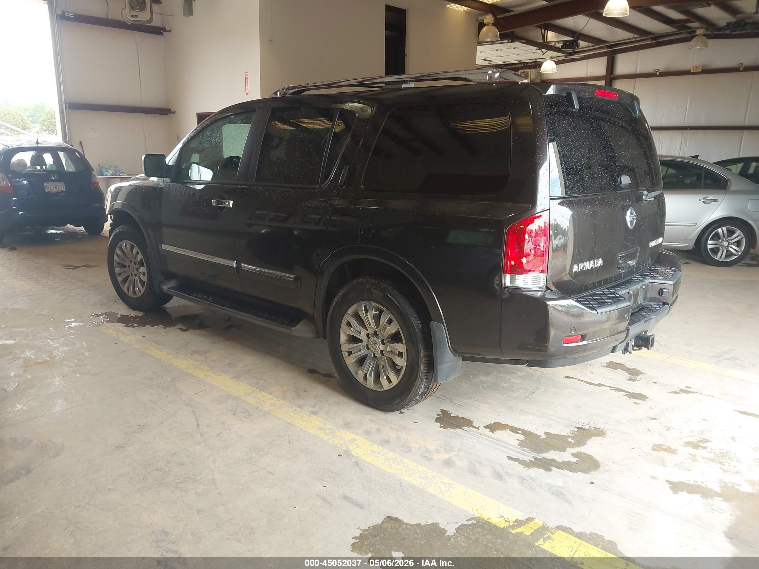 2015 Nissan Armada Platinum Черный vin: 5N1AA0NC7FN611722