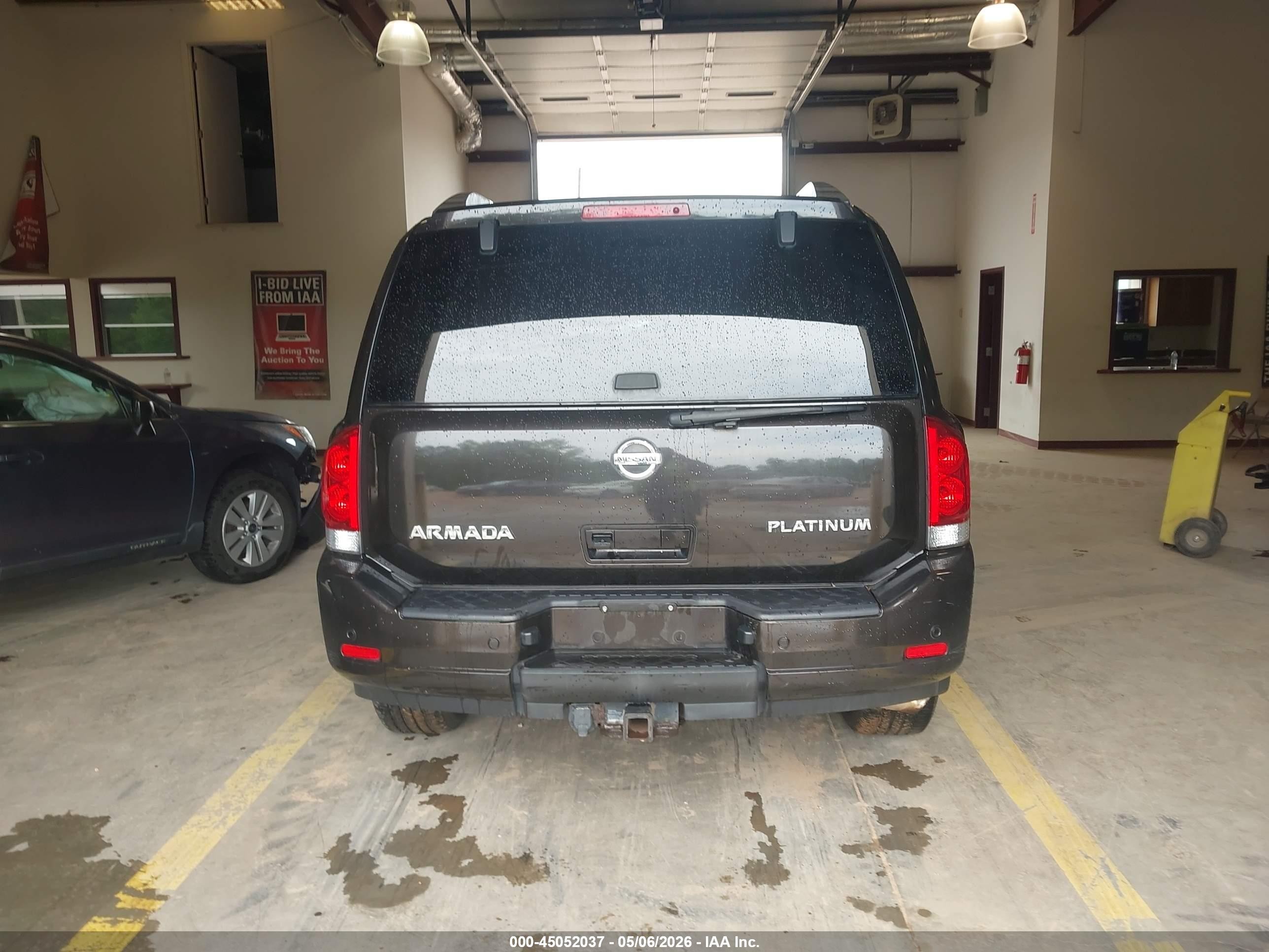 2015 Nissan Armada Platinum Черный vin: 5N1AA0NC7FN611722