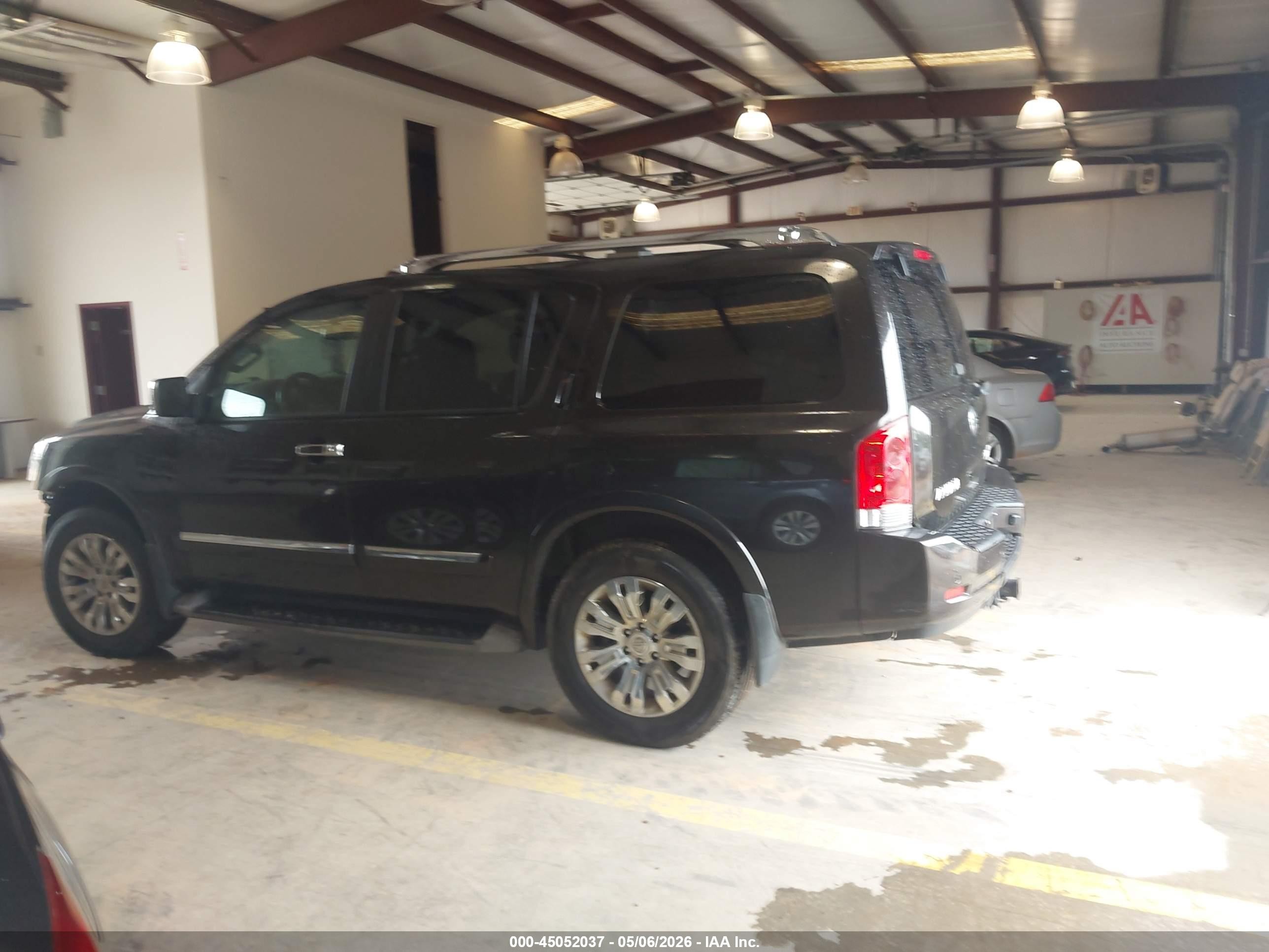 2015 Nissan Armada Platinum Черный vin: 5N1AA0NC7FN611722