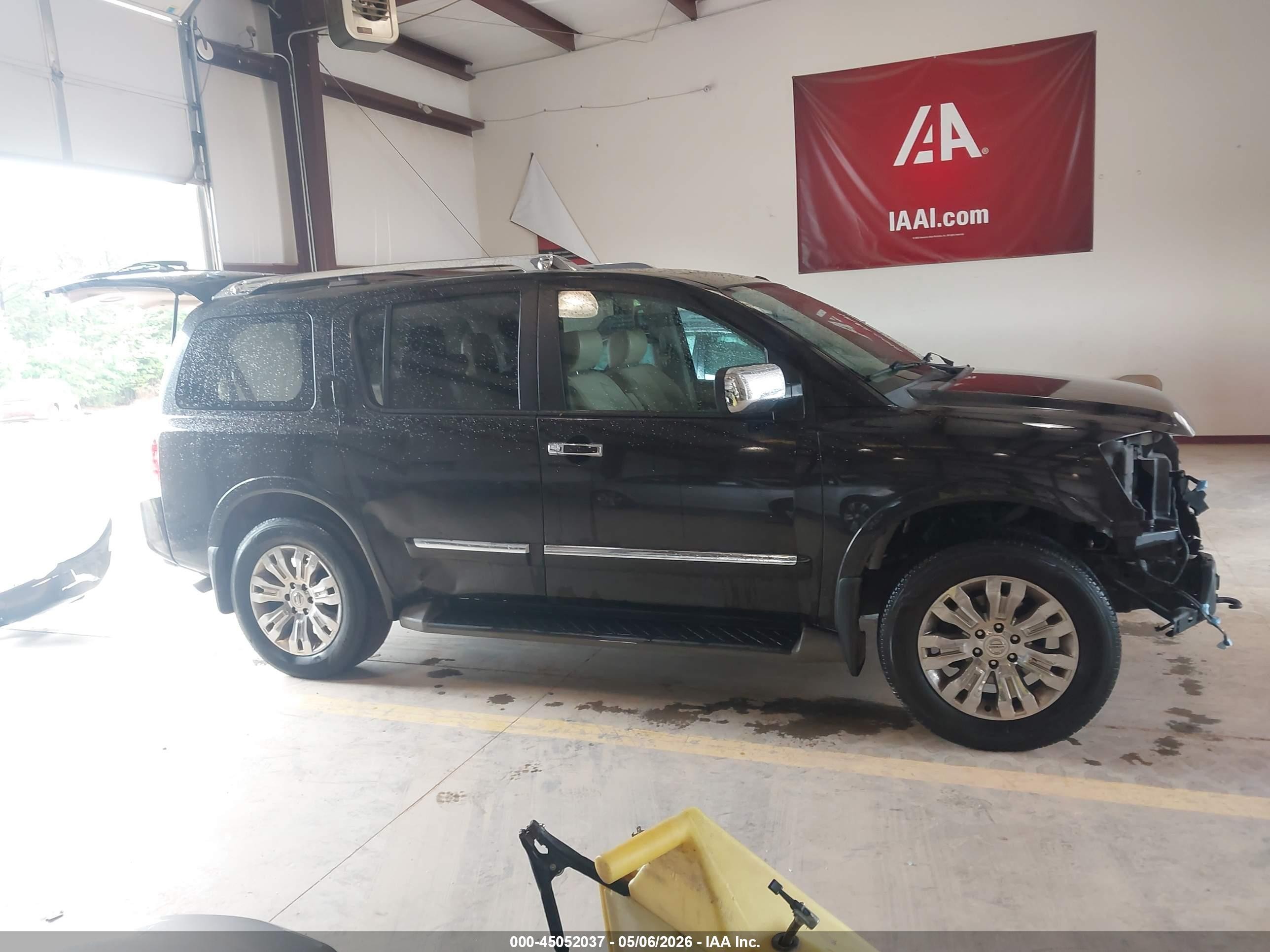 2015 Nissan Armada Platinum Черный vin: 5N1AA0NC7FN611722