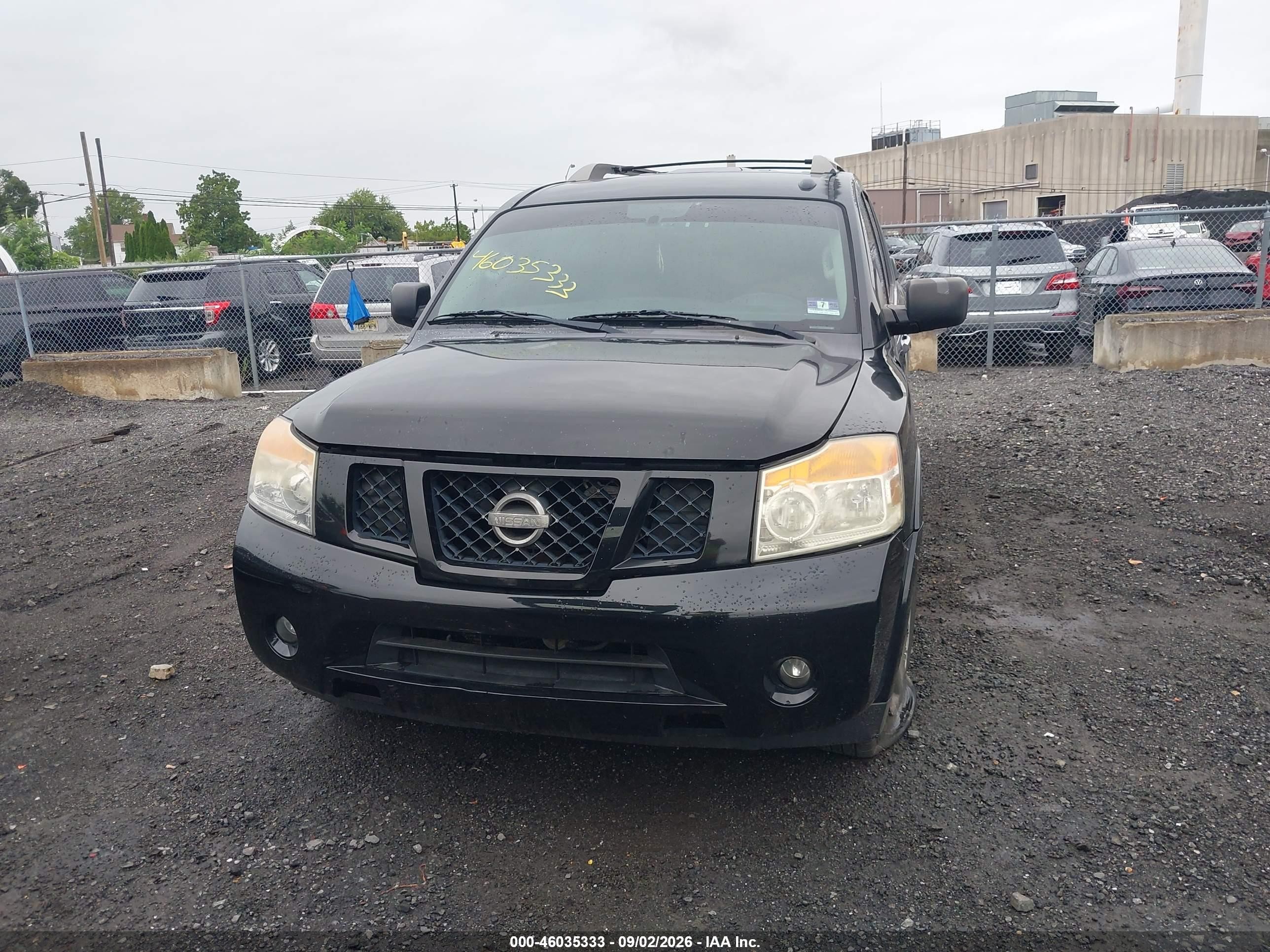 2013 Nissan Armada Sv Black vin: 5N1AA0NC8DN602928
