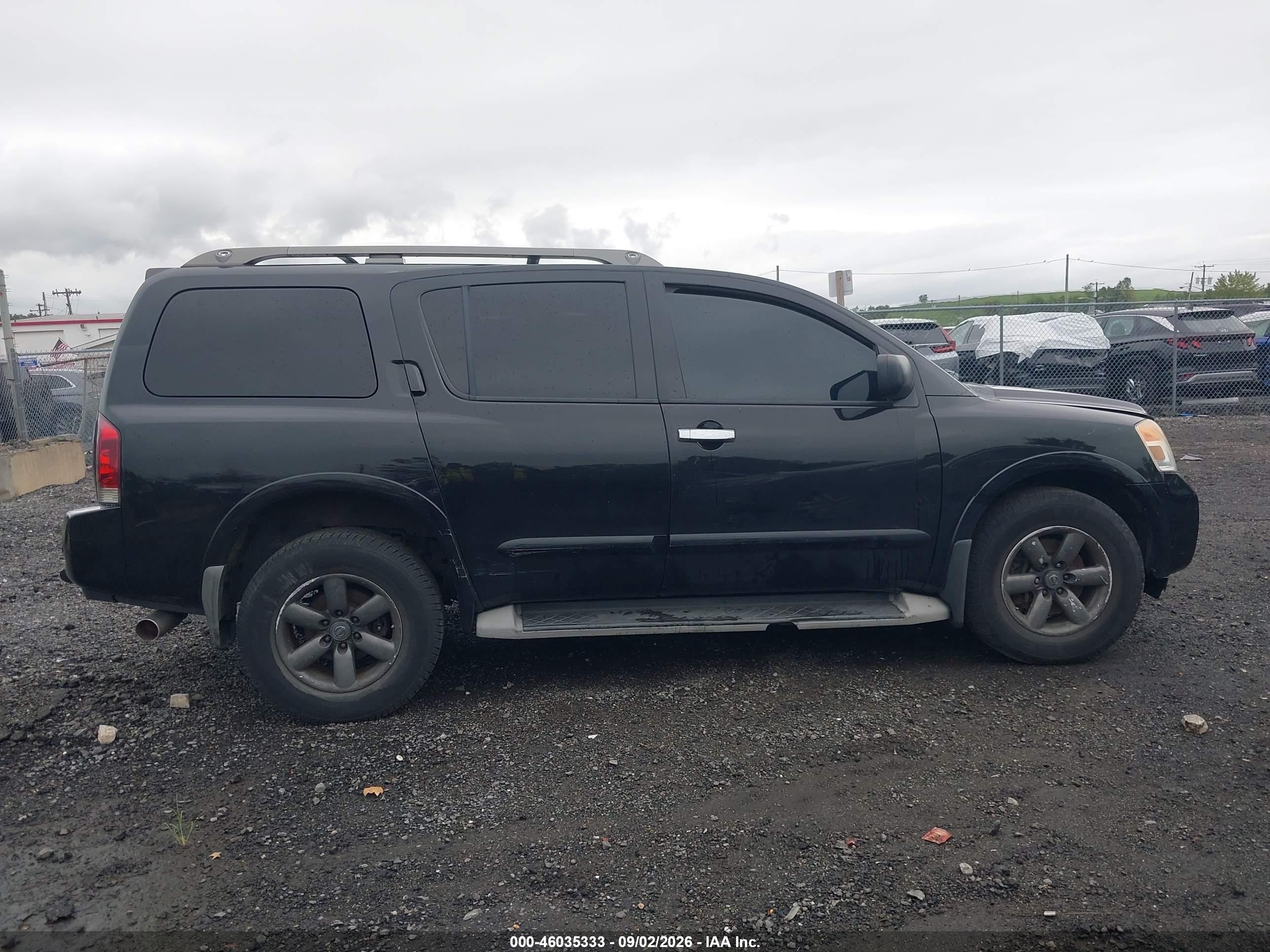 2013 Nissan Armada Sv Black vin: 5N1AA0NC8DN602928