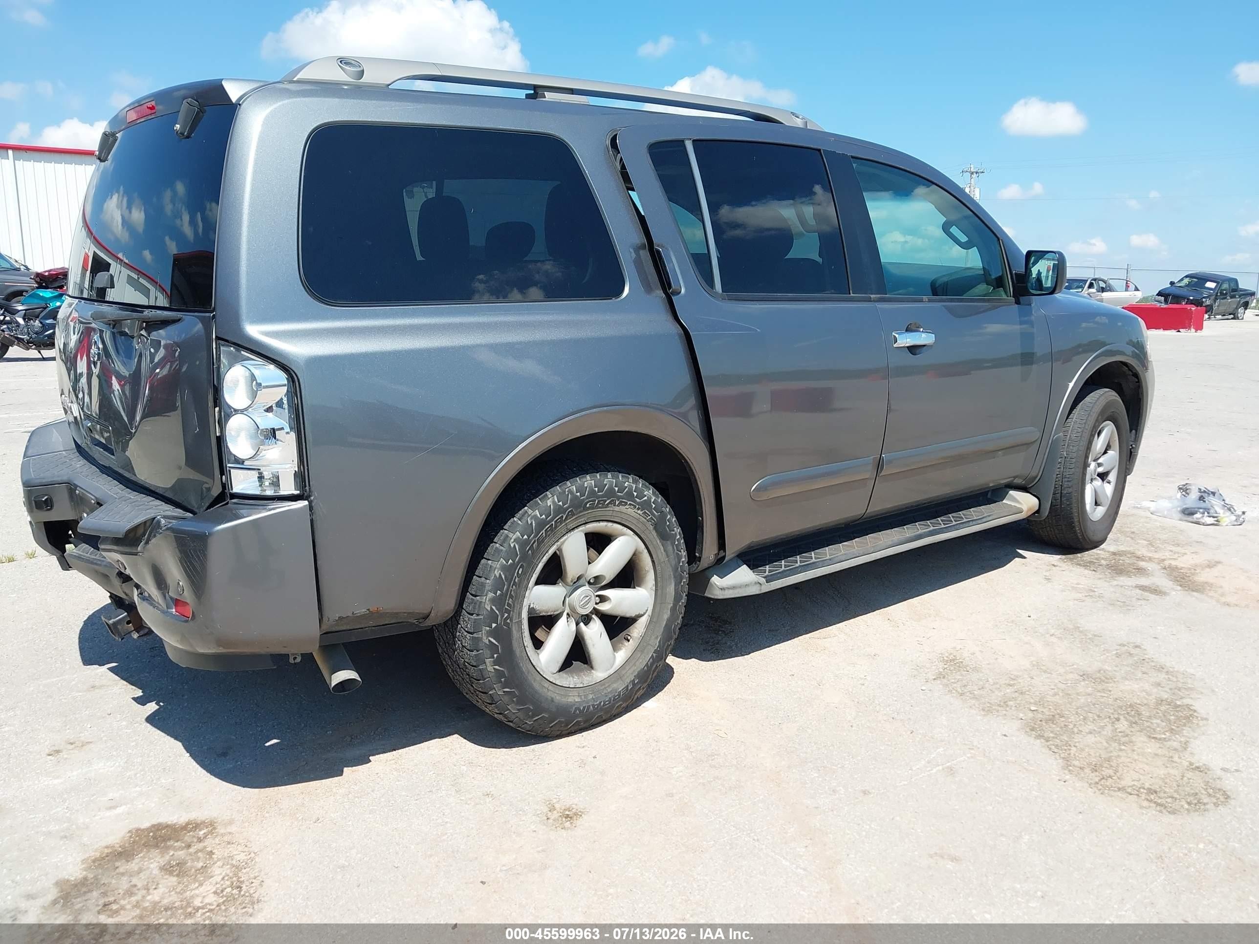 2013 Nissan Armada Sv Black vin: 5N1AA0NC8DN603674