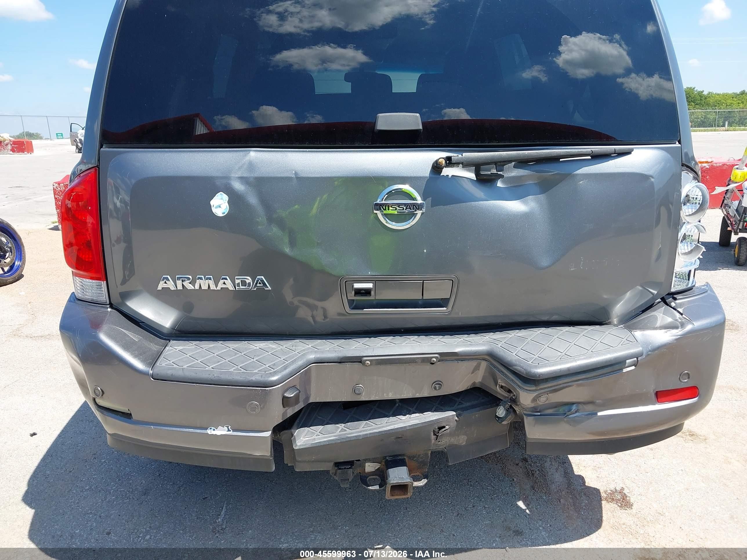 2013 Nissan Armada Sv Black vin: 5N1AA0NC8DN603674