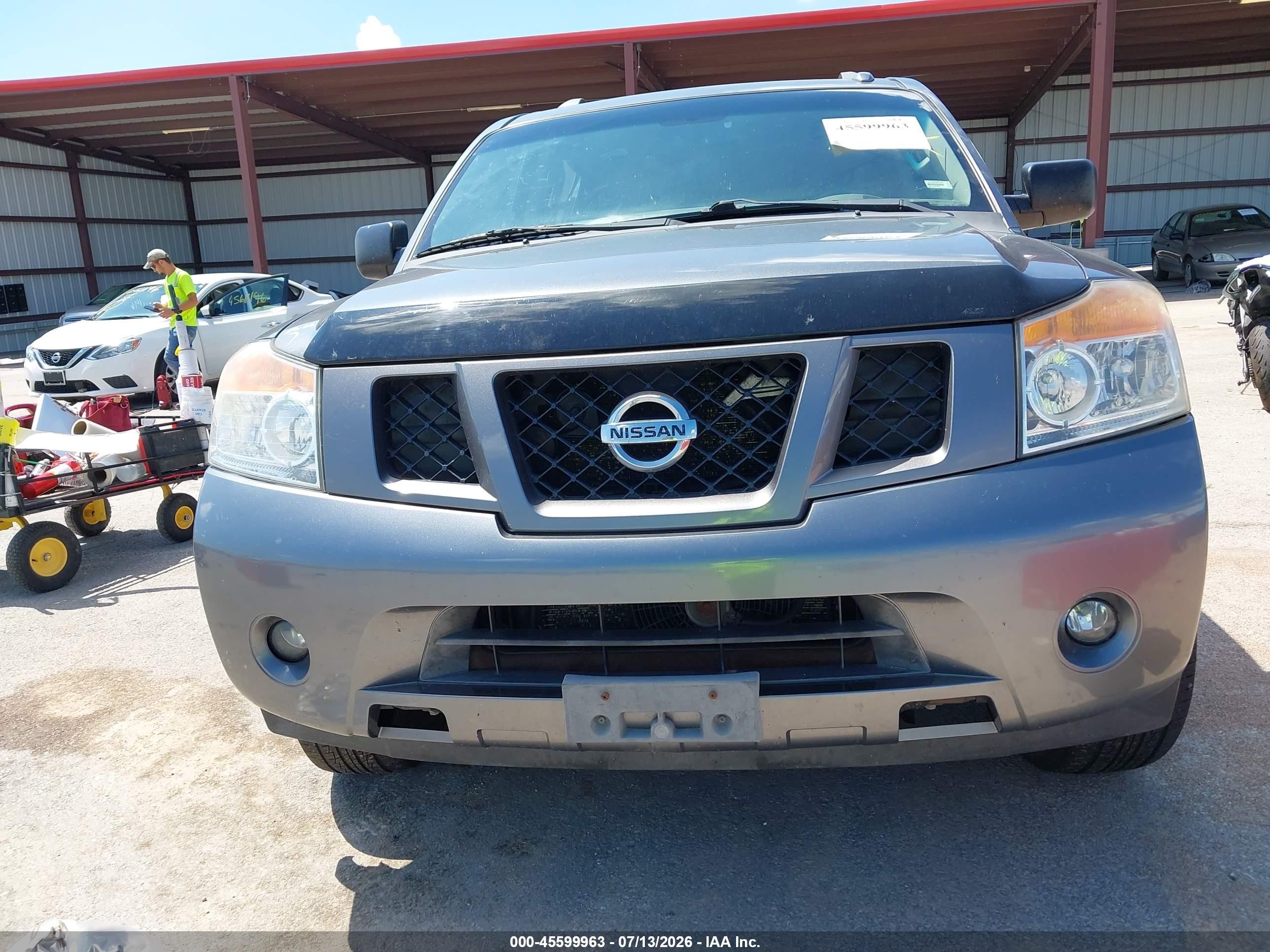 2013 Nissan Armada Sv Black vin: 5N1AA0NC8DN603674
