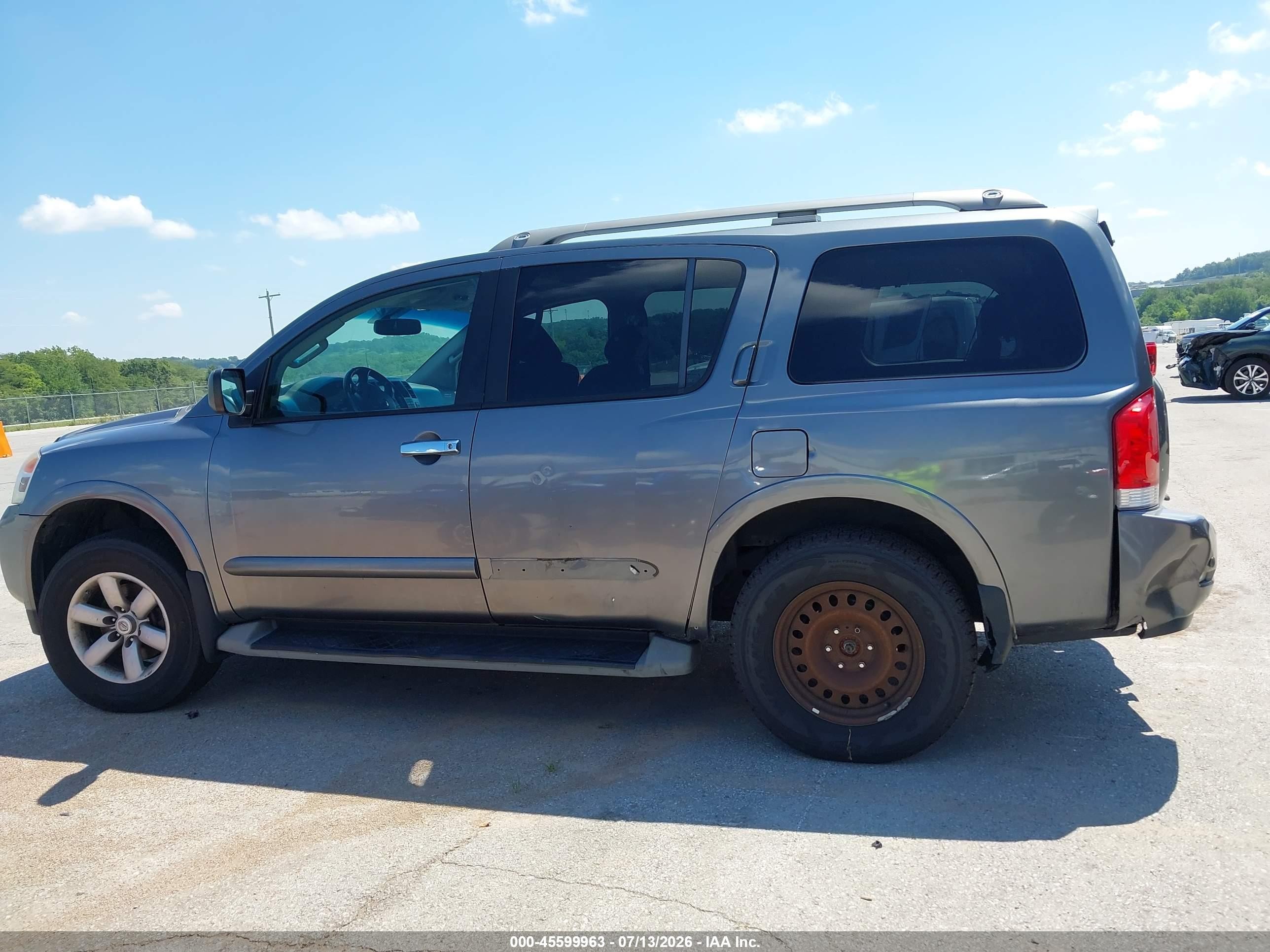 2013 Nissan Armada Sv Black vin: 5N1AA0NC8DN603674