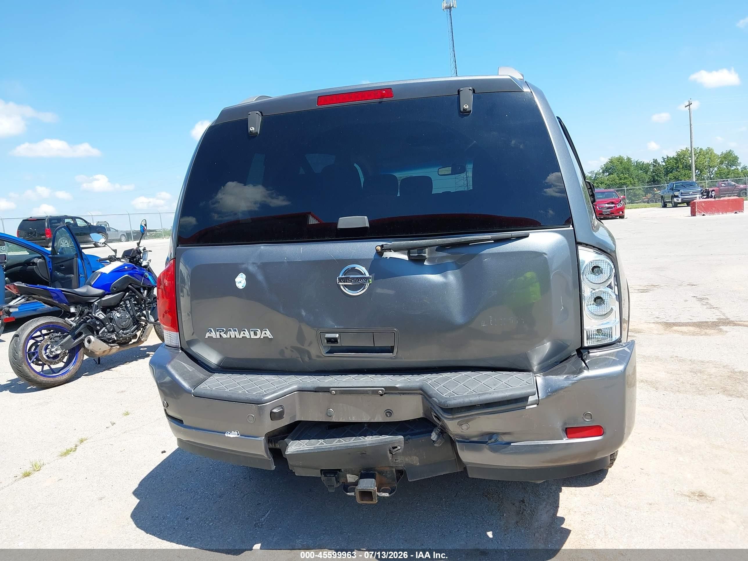 2013 Nissan Armada Sv Black vin: 5N1AA0NC8DN603674