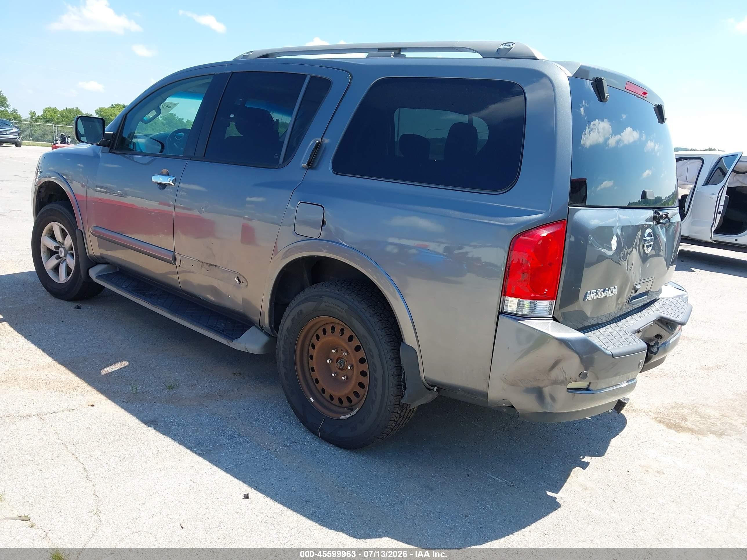 2013 Nissan Armada Sv Black vin: 5N1AA0NC8DN603674