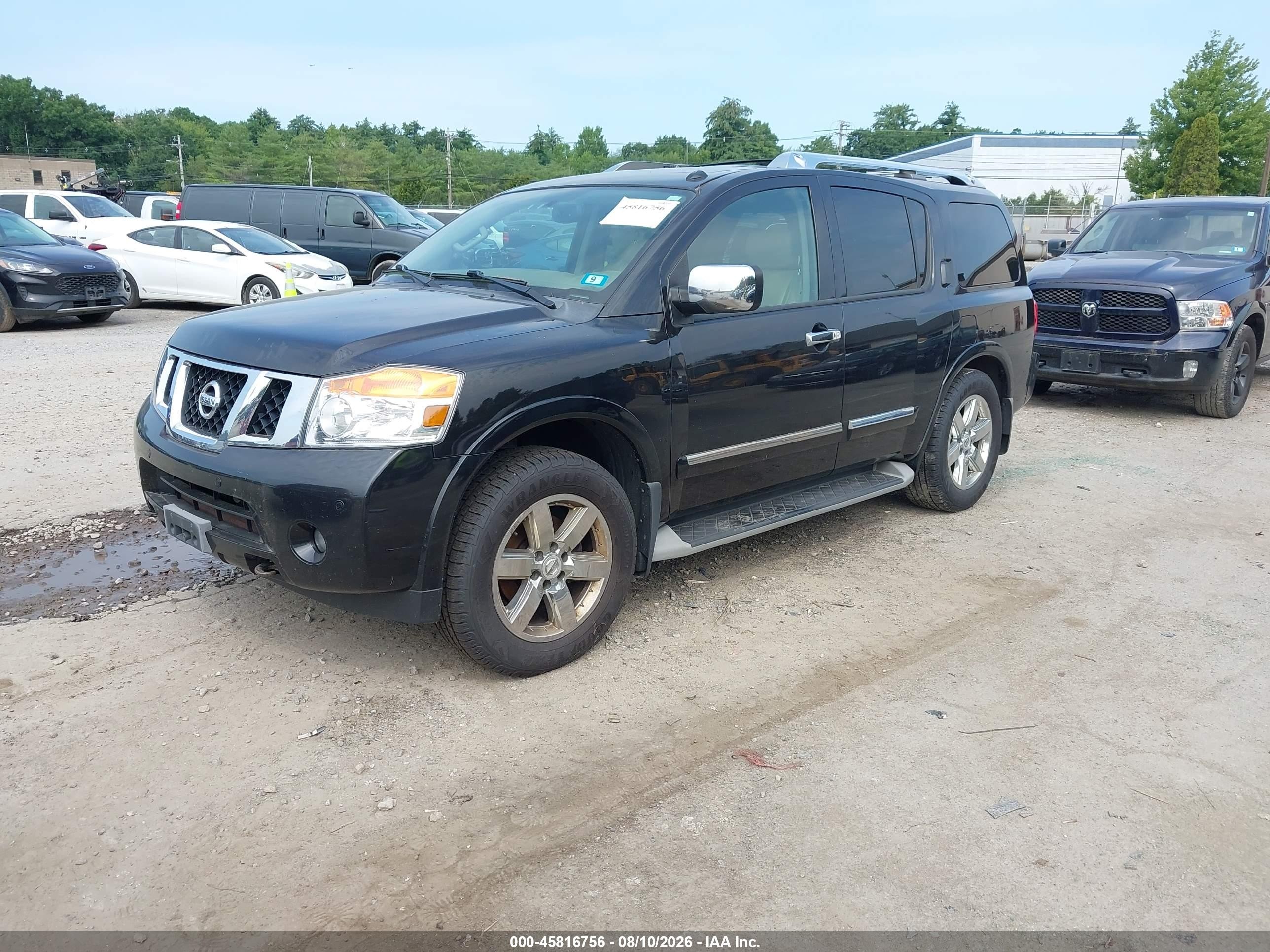 2013 Nissan Armada Platinum Black vin: 5N1AA0NC8DN607076