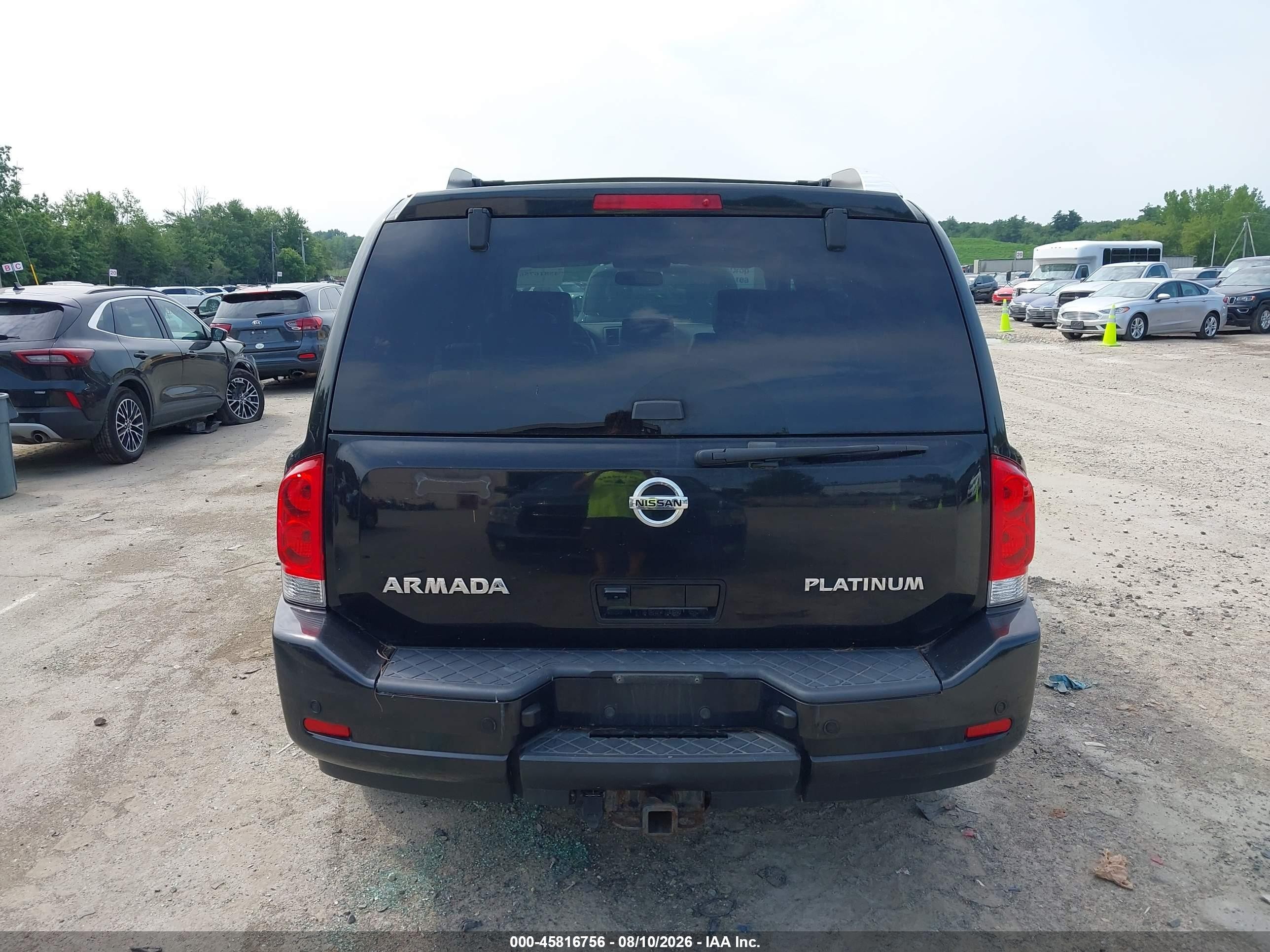 2013 Nissan Armada Platinum Black vin: 5N1AA0NC8DN607076