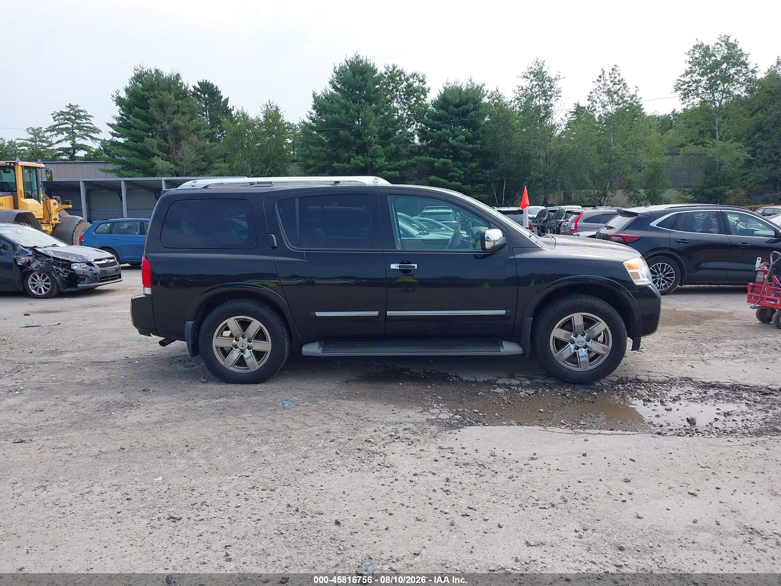 2013 Nissan Armada Platinum Black vin: 5N1AA0NC8DN607076