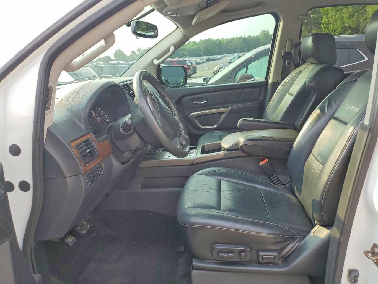 2015 Nissan Armada Platinum White vin: 5N1AA0NC8FN622616