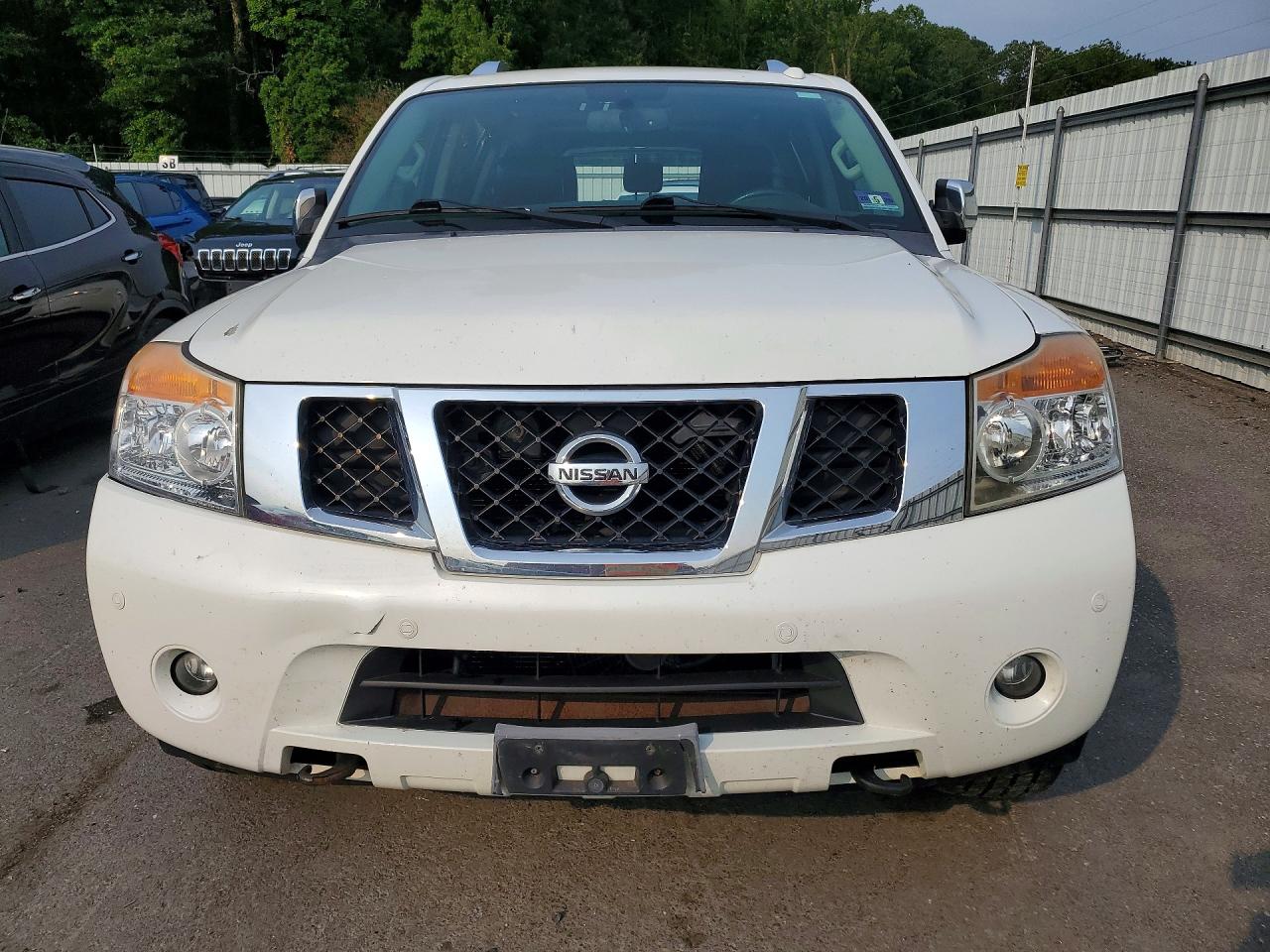 2015 Nissan Armada Platinum White vin: 5N1AA0NC8FN622616