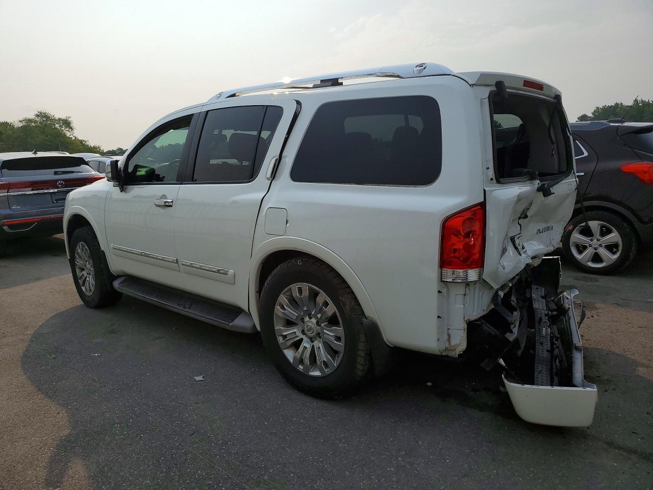 2015 Nissan Armada Platinum White vin: 5N1AA0NC8FN622616