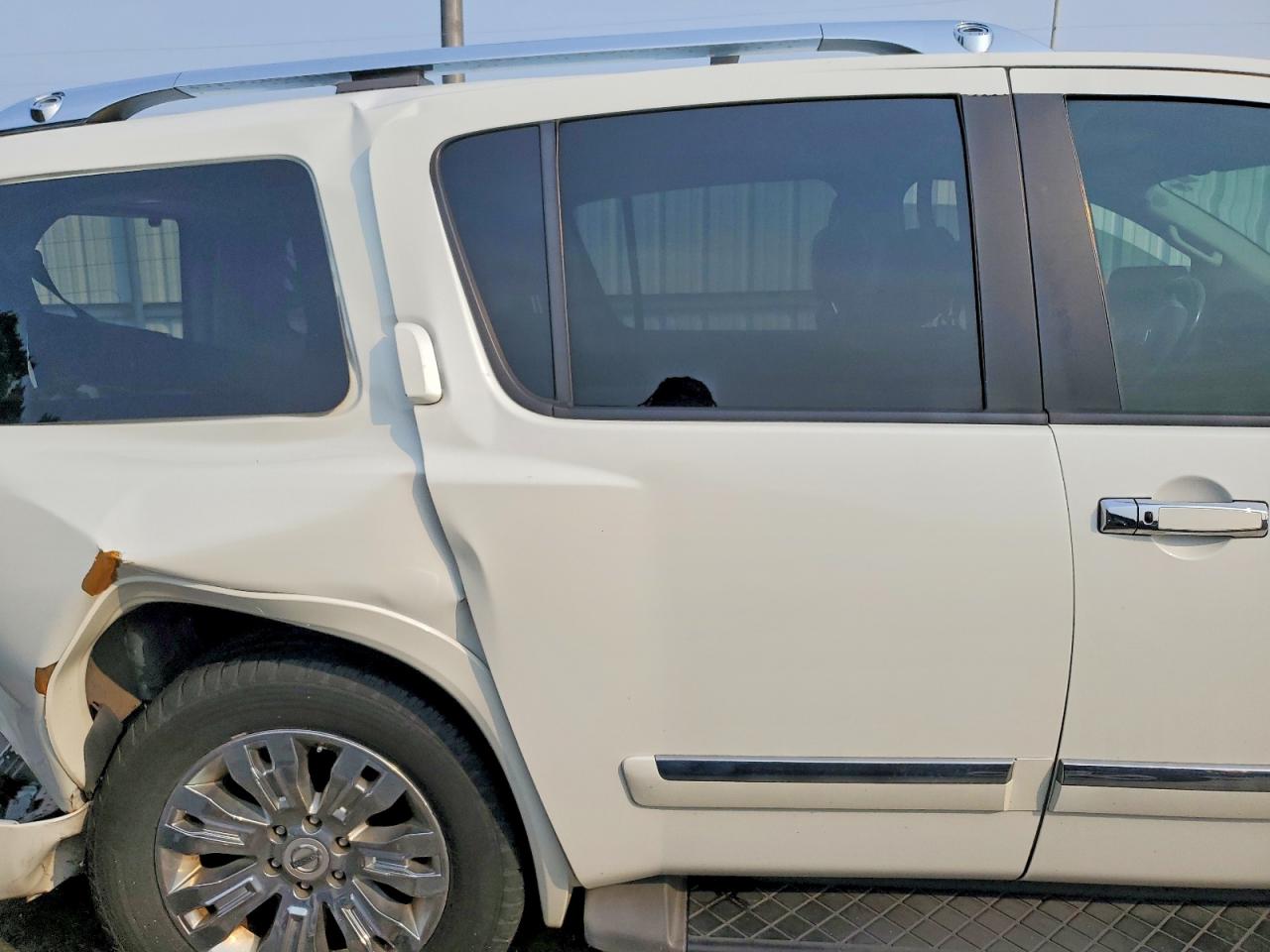 2015 Nissan Armada Platinum White vin: 5N1AA0NC8FN622616