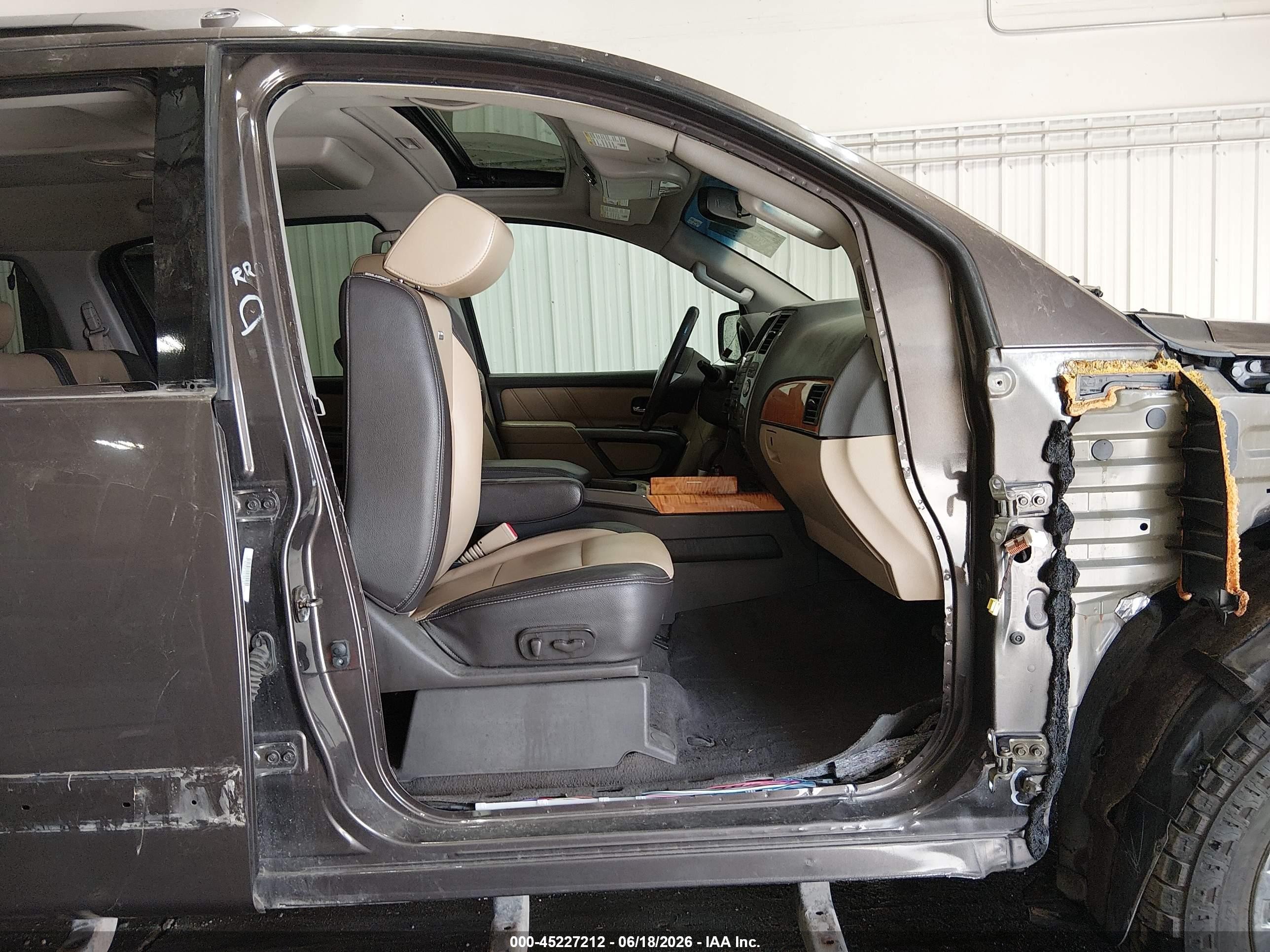2015 Nissan Armada Platinum Gray vin: 5N1AA0NC9FN603413