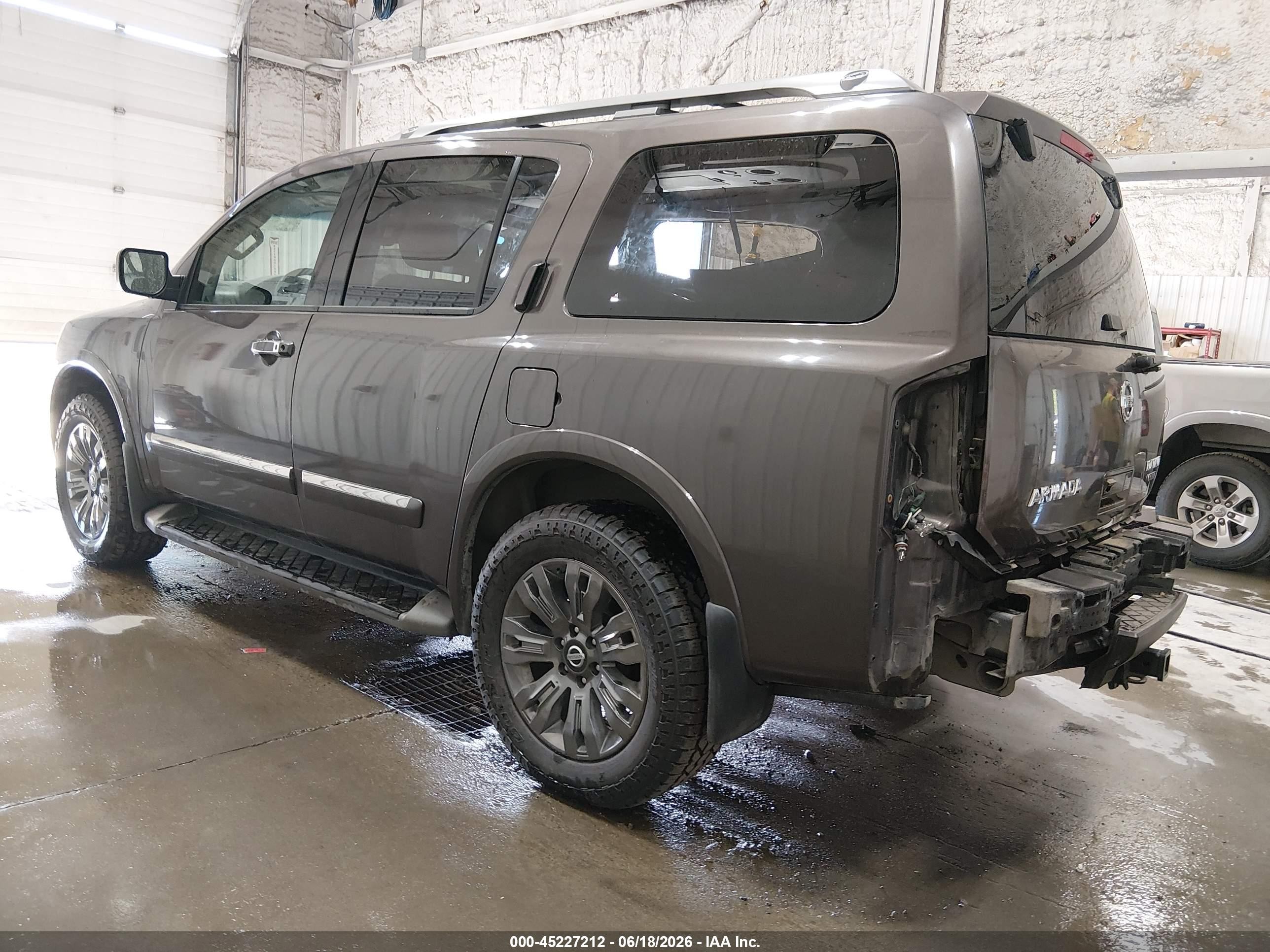 2015 Nissan Armada Platinum Gray vin: 5N1AA0NC9FN603413