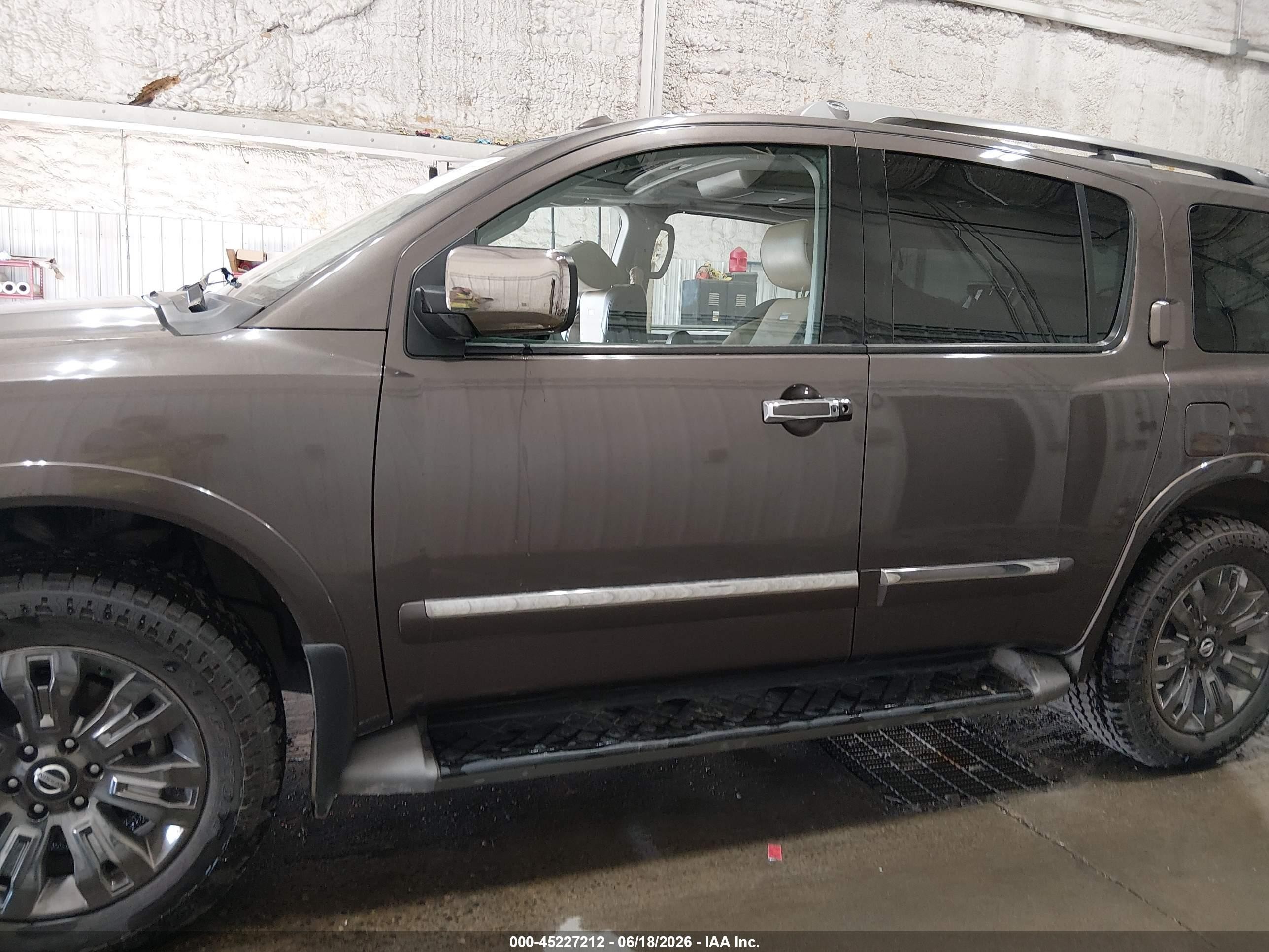 2015 Nissan Armada Platinum Gray vin: 5N1AA0NC9FN603413