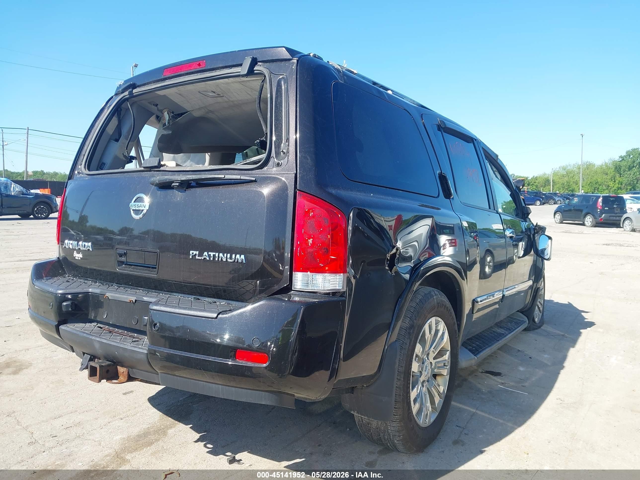 2015 Nissan Armada Platinum Black vin: 5N1AA0NC9FN611978