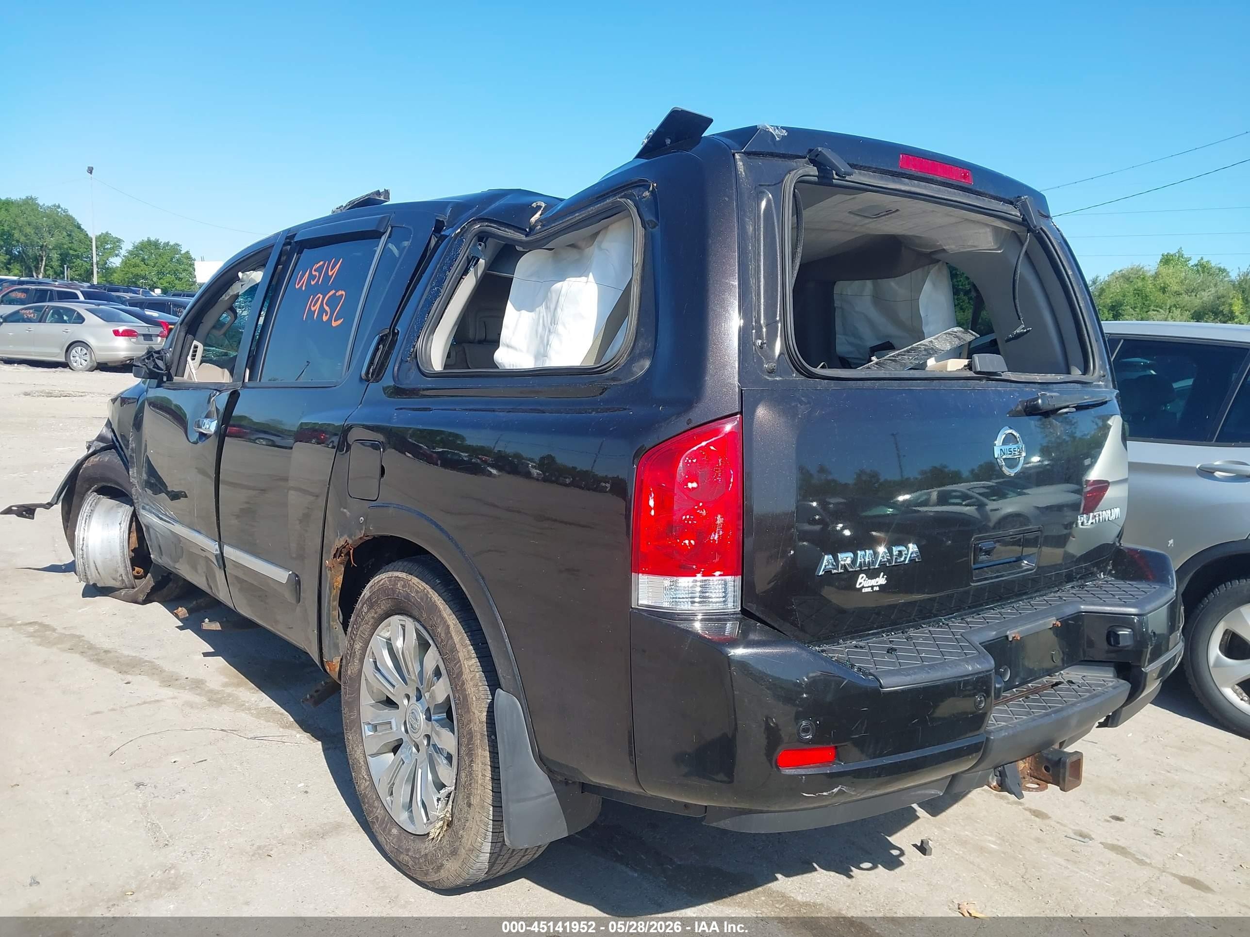 2015 Nissan Armada Platinum Black vin: 5N1AA0NC9FN611978