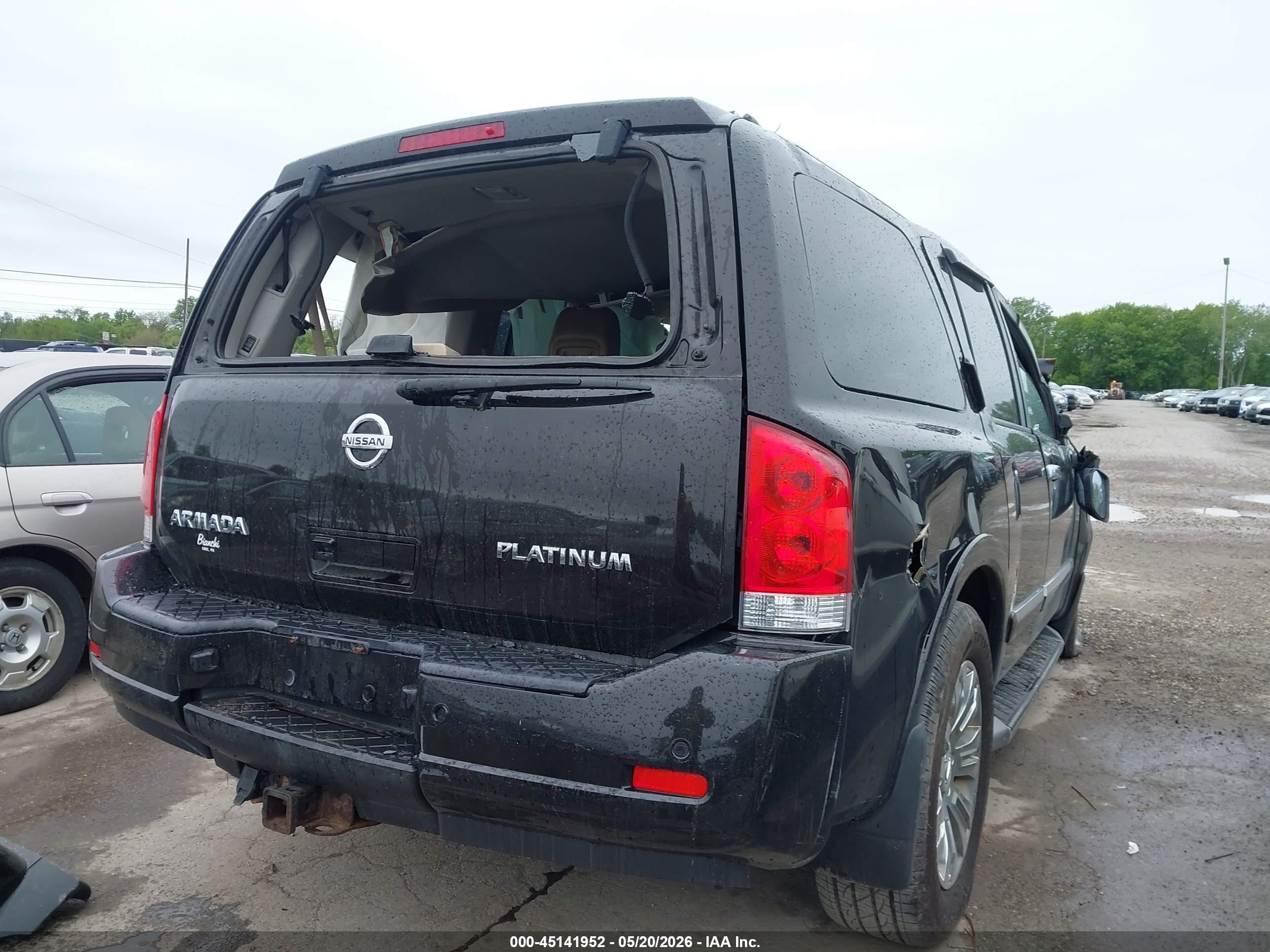 2015 Nissan Armada Platinum Black vin: 5N1AA0NC9FN611978
