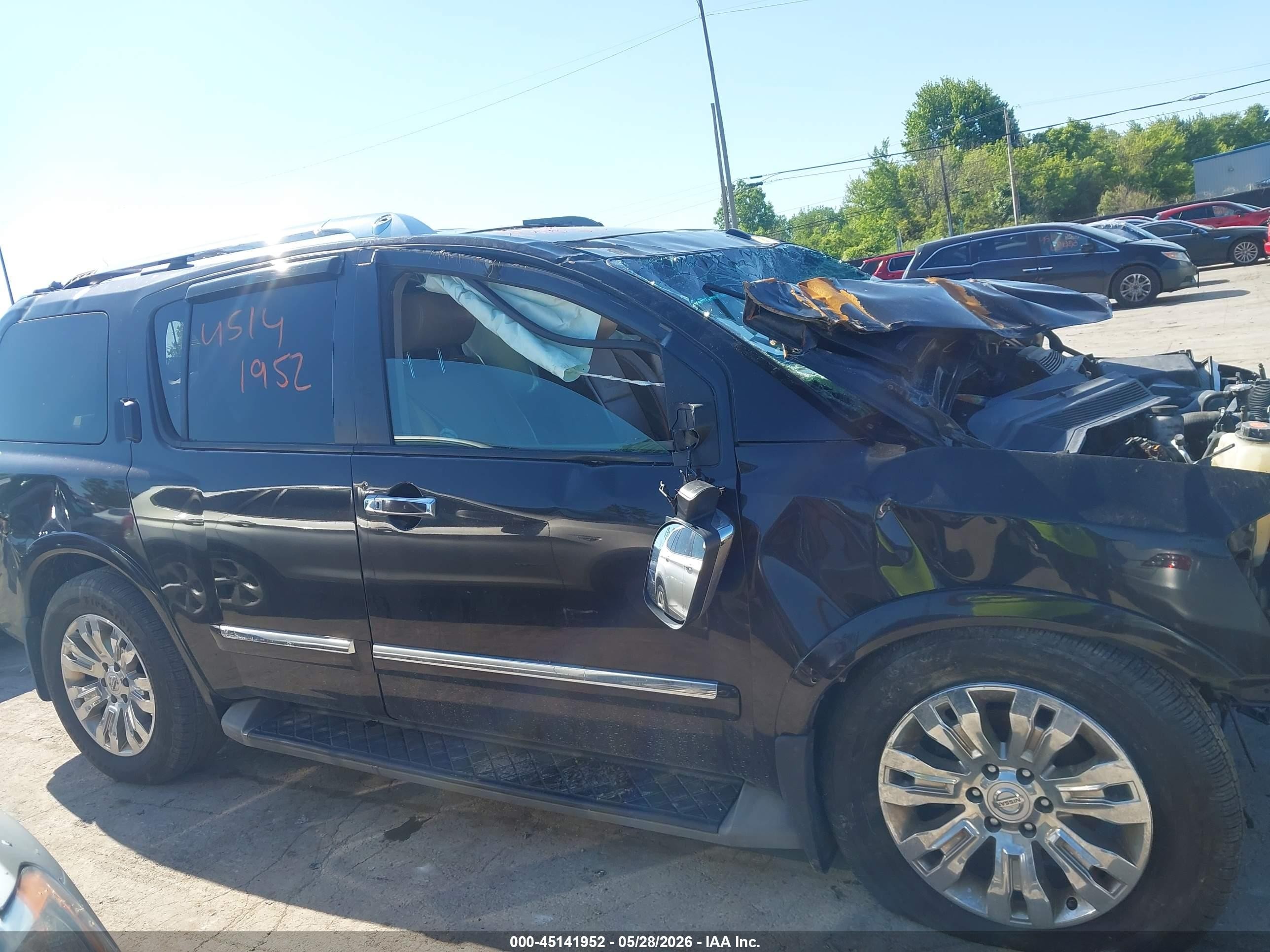 2015 Nissan Armada Platinum Black vin: 5N1AA0NC9FN611978