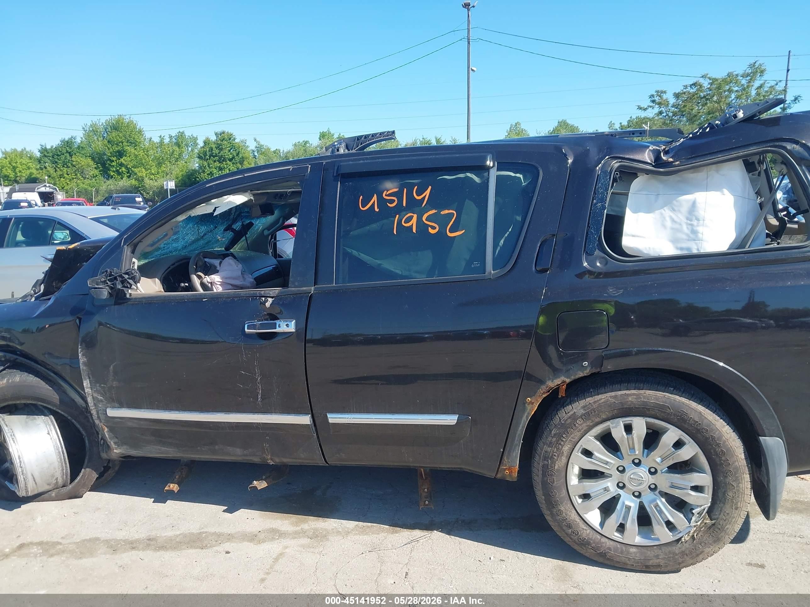 2015 Nissan Armada Platinum Black vin: 5N1AA0NC9FN611978